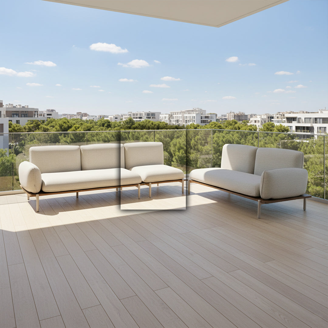 PILLOW CENTRAL SINGLE MODULE,WITH ALU SEAT RIM KC8804B07TEX -  Outdoor Sofas - ebarza Furniture UAE | Shop Modern Furniture in Abu Dhabi & Dubai - مفروشات ايبازرا في الامارات | تسوق اثاث عصري وديكورات مميزة في دبي وابوظبي