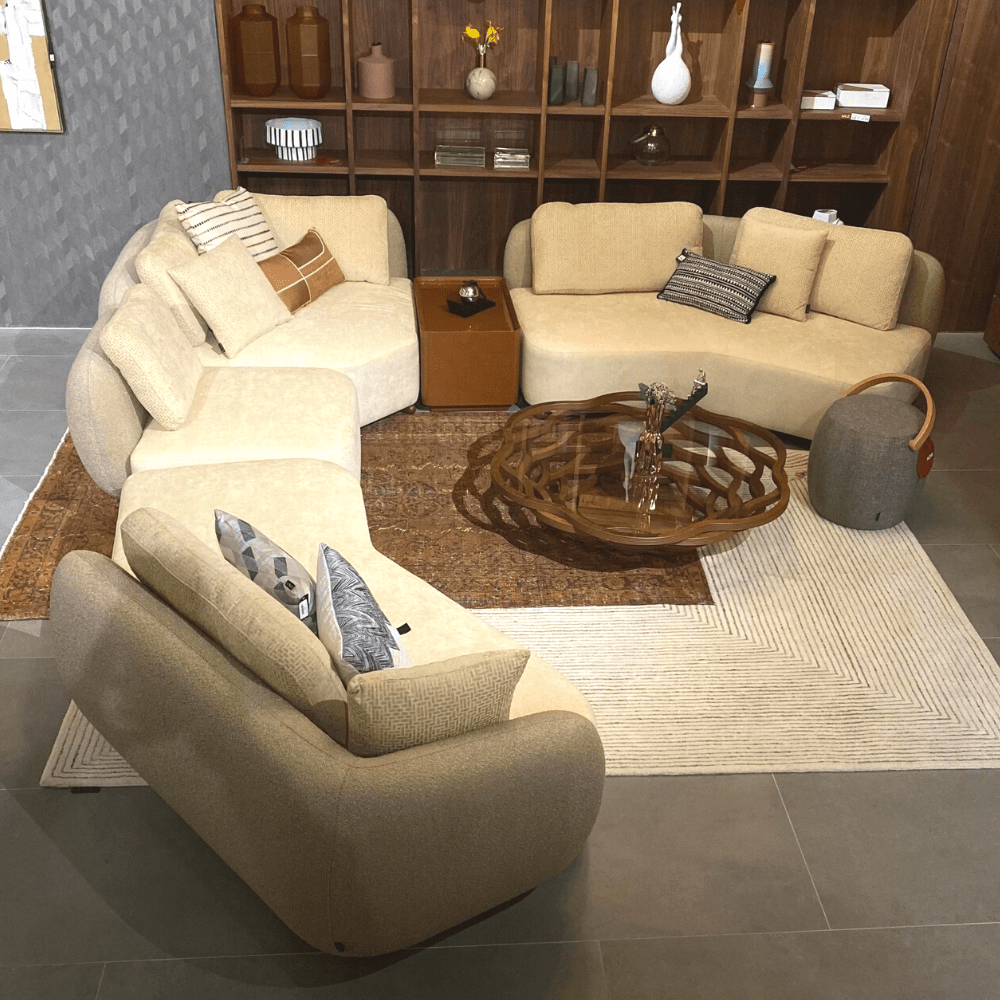 Platon Corner Sofa Td-Ptn7S -  Sofas | أريكة ركنية بلاتون - ebarza Furniture UAE | Shop Modern Furniture in Abu Dhabi & Dubai - مفروشات ايبازرا في الامارات | تسوق اثاث عصري وديكورات مميزة في دبي وابوظبي