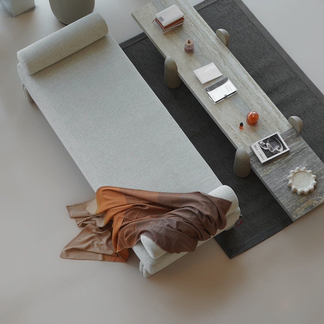 BEACON PlushHaven throw blanket in soft plush fabric, 260GSM, cozy and lightweight for comfortable home use.