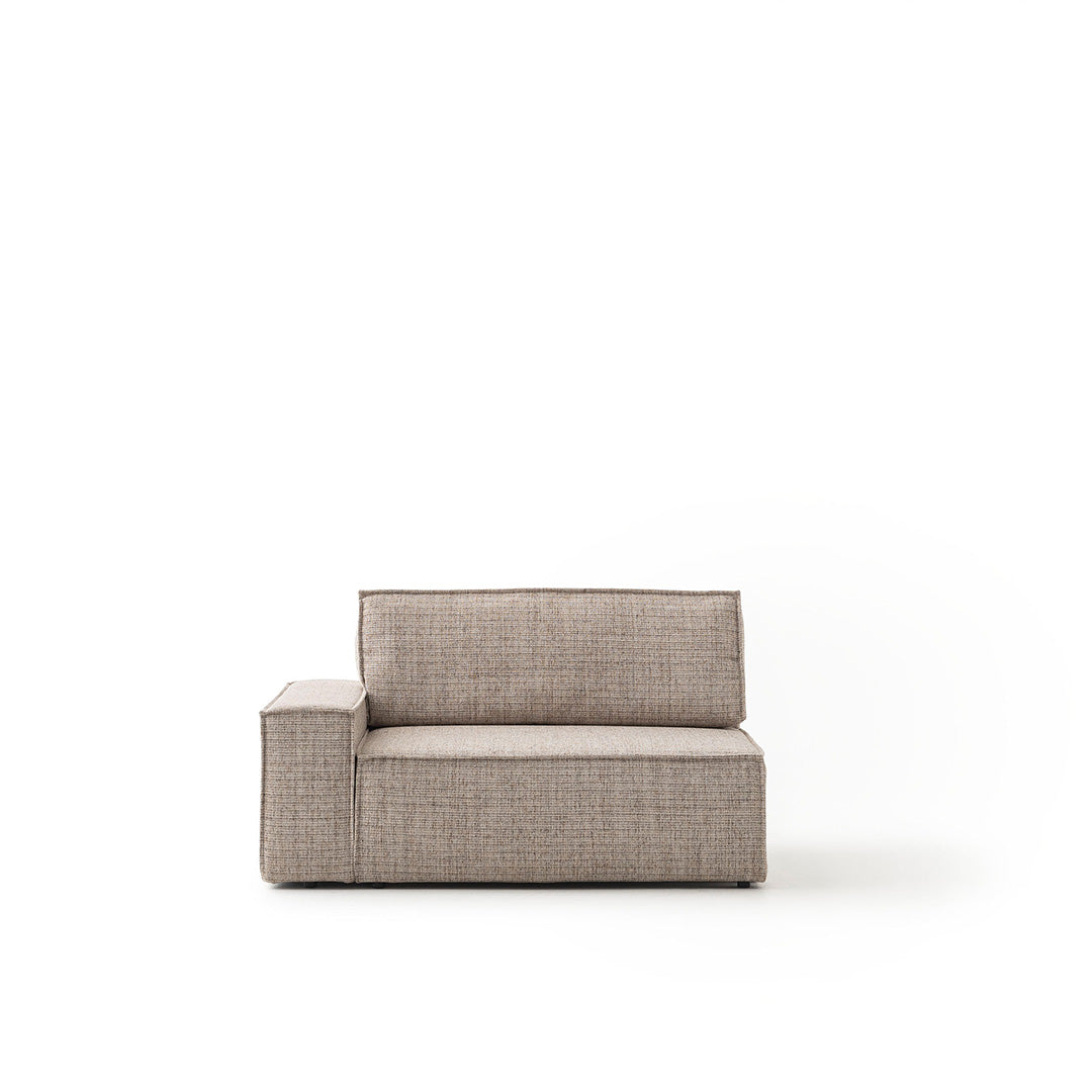 YOL LIVING POLA Relax Sofa in a modern design with plush cushions and neutral upholstery, ideal for a stylish living room.