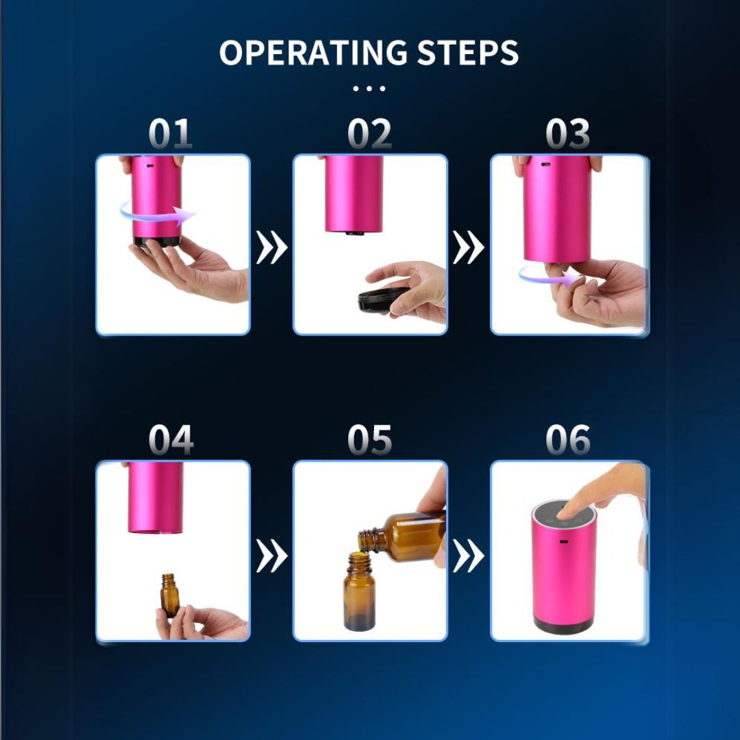 Portable / Car Aroma Diffuser by ebarza MLK-15M -  Smart Diffusers - ebarza Furniture UAE | Shop Modern Furniture in Abu Dhabi & Dubai - مفروشات ايبازرا في الامارات | تسوق اثاث عصري وديكورات مميزة في دبي وابوظبي