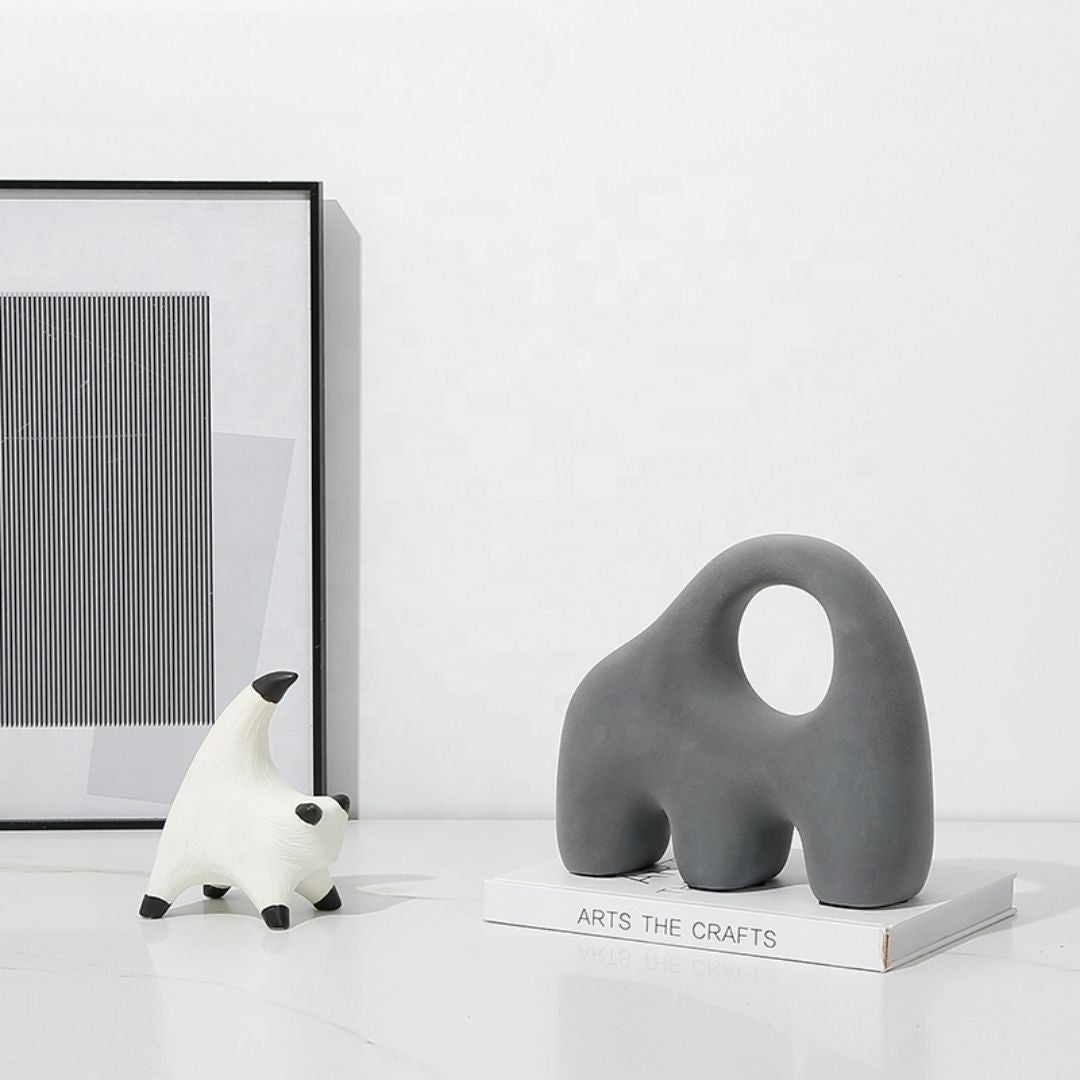 BEACON portable hole decoration figurine for home decor, small round black hole with realistic details.
