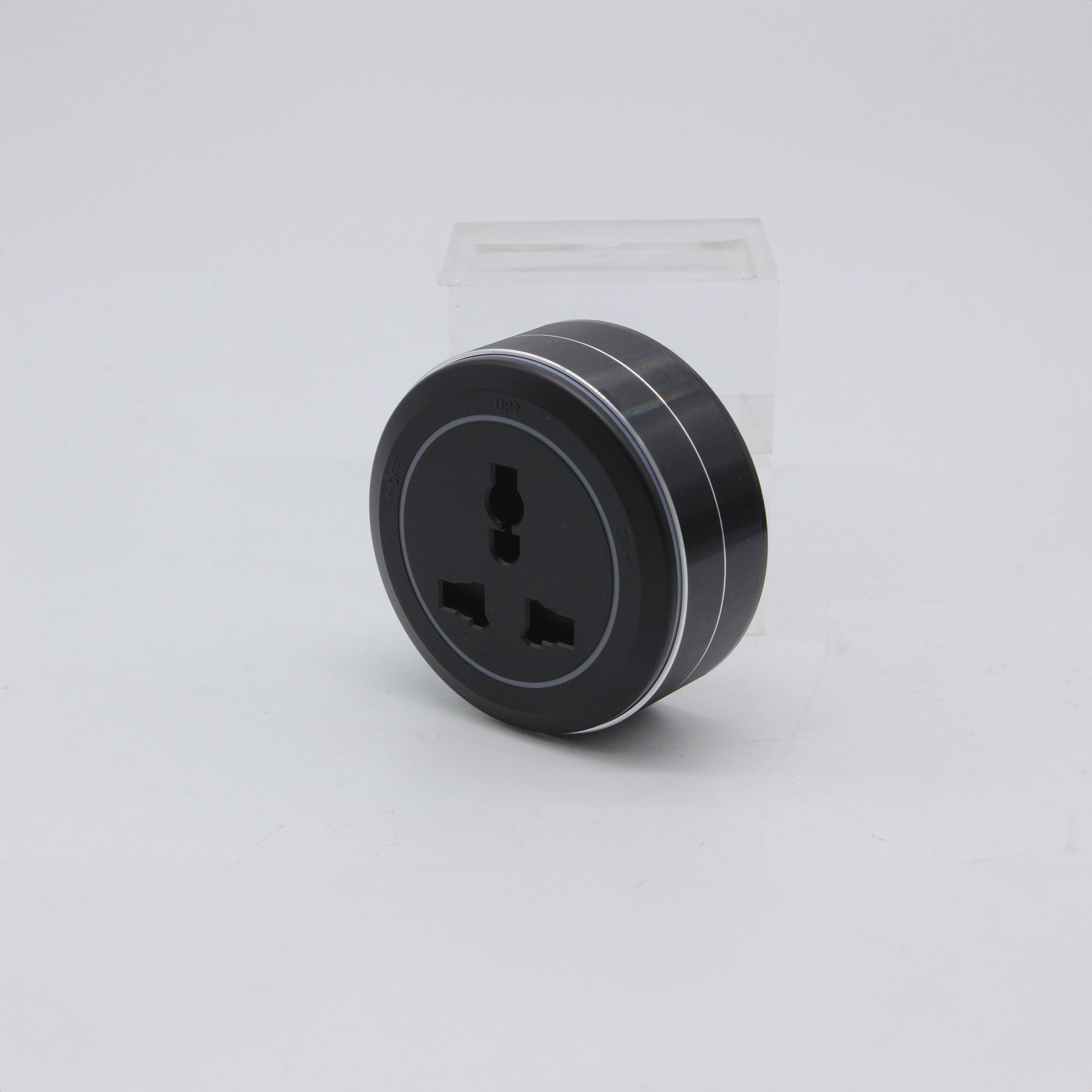 Power Track System 120x8 cm by BEACON, featuring a sleek aluminum track for efficient electrical wiring and lighting installation.