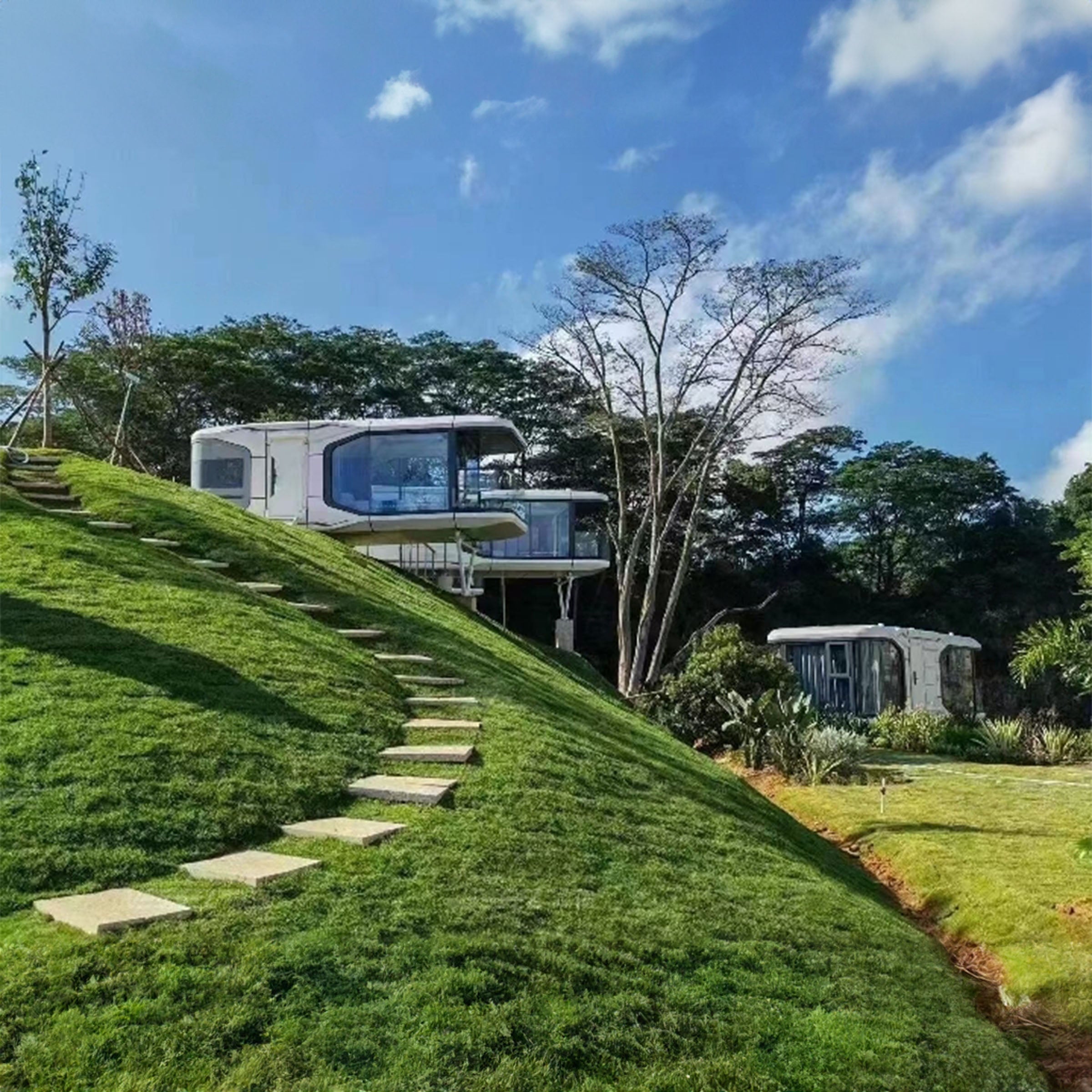 Pre-order 100 Days Delivery - ebarza Future Capsule Large eb-capxl-E7 -  Smart Outdoors - ebarza Furniture UAE | Shop Modern Furniture in Abu Dhabi & Dubai - مفروشات ايبازرا في الامارات | تسوق اثاث عصري وديكورات مميزة في دبي وابوظبي