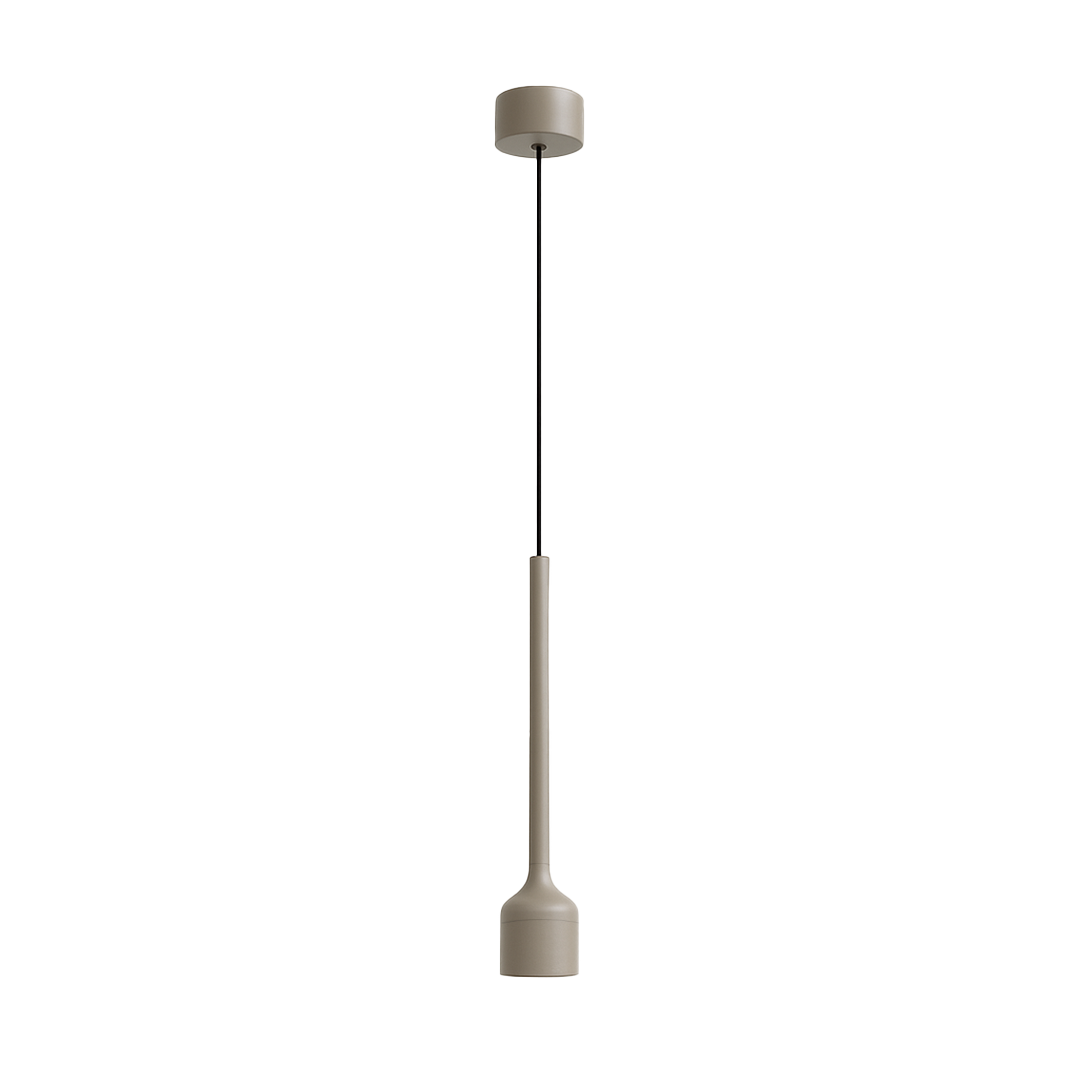 Beacon 85 Days Delivery Pendant Lamp LWD701 with glass lens in sandy taupe, modern pendant lighting fixture for contemporary interiors.