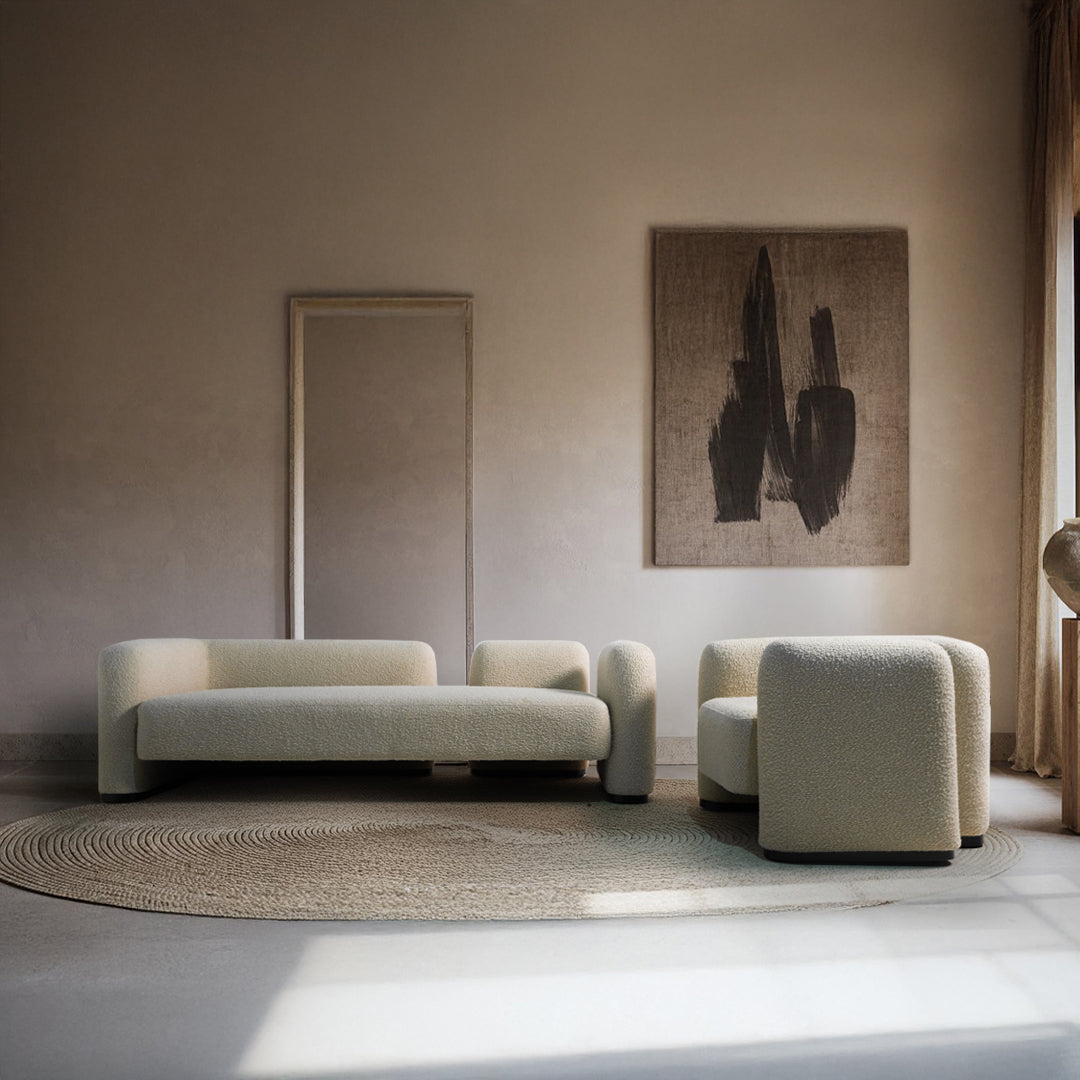 BEACON Soren lounge armchair with plush upholstery and modern design, perfect for relaxing and stylish living spaces.