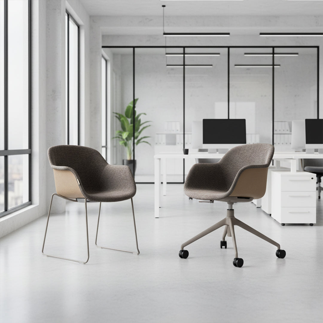 Pre-order BEACON WZDDG office chair with tub-style design, black upholstery, and adjustable features for comfortable seating.