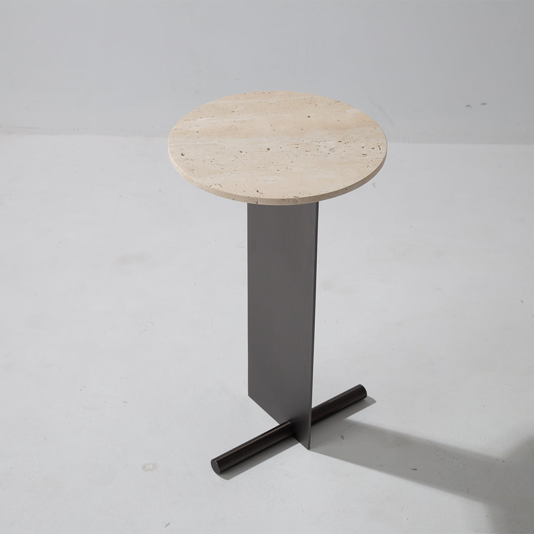 Travertine Coffee Table JA053-A -  Coffee Tables - ebarza Furniture UAE | Shop Modern Furniture in Abu Dhabi & Dubai - مفروشات ايبازرا في الامارات | تسوق اثاث عصري وديكورات مميزة في دبي وابوظبي