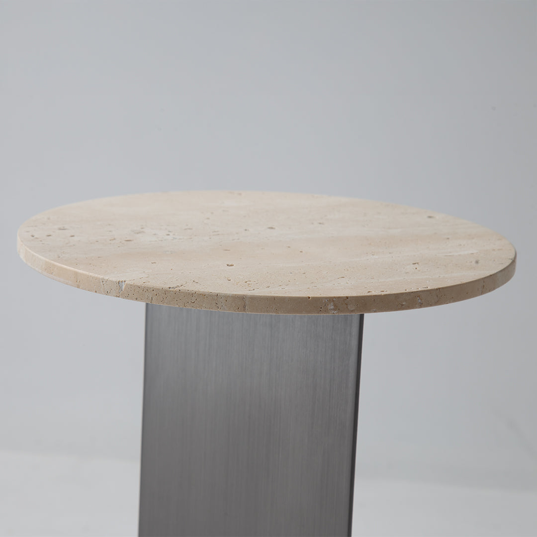 Travertine Coffee Table JA053-A -  Coffee Tables - ebarza Furniture UAE | Shop Modern Furniture in Abu Dhabi & Dubai - مفروشات ايبازرا في الامارات | تسوق اثاث عصري وديكورات مميزة في دبي وابوظبي