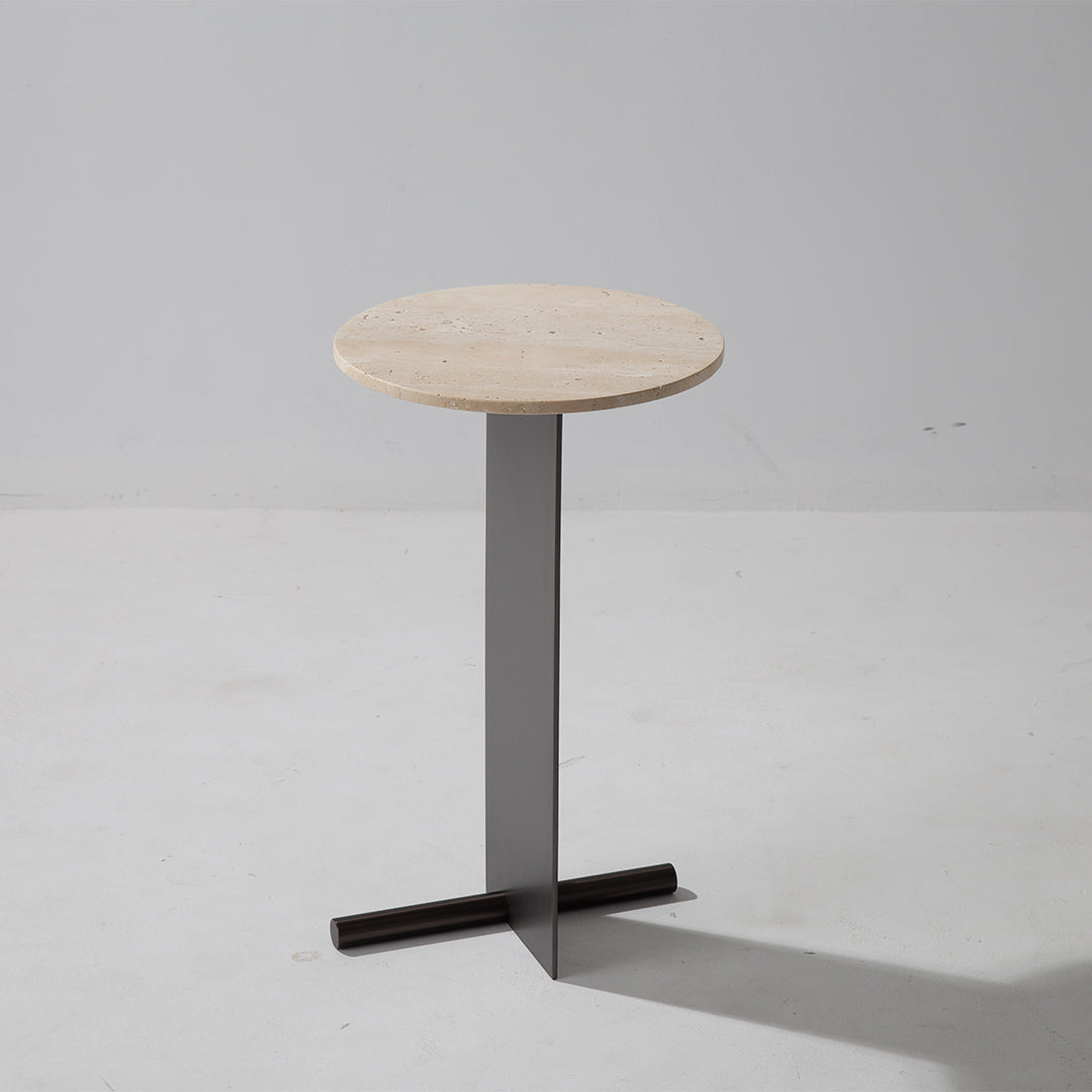 Travertine Coffee Table JA053-A -  Coffee Tables - ebarza Furniture UAE | Shop Modern Furniture in Abu Dhabi & Dubai - مفروشات ايبازرا في الامارات | تسوق اثاث عصري وديكورات مميزة في دبي وابوظبي