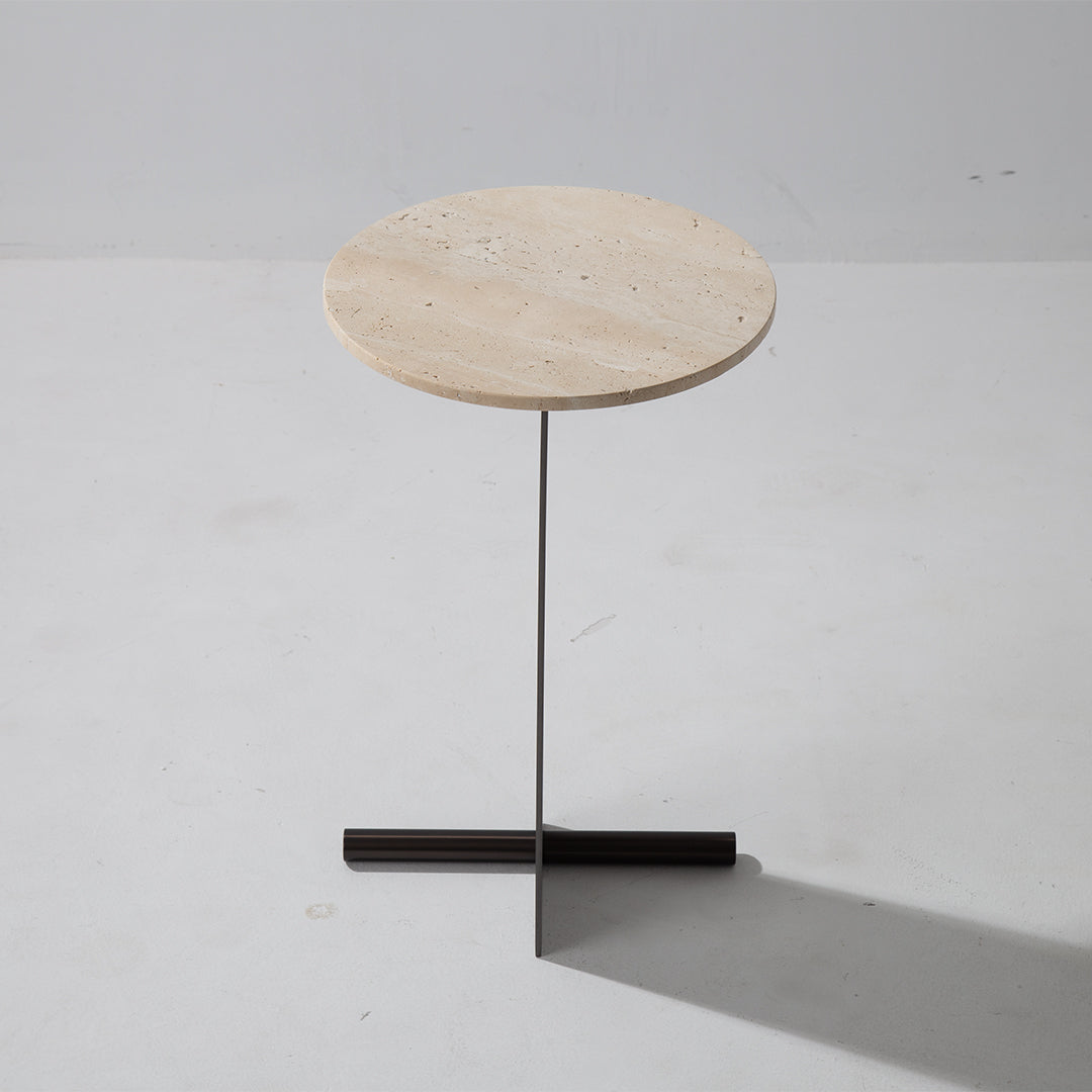 Travertine Coffee Table JA053-A -  Coffee Tables - ebarza Furniture UAE | Shop Modern Furniture in Abu Dhabi & Dubai - مفروشات ايبازرا في الامارات | تسوق اثاث عصري وديكورات مميزة في دبي وابوظبي