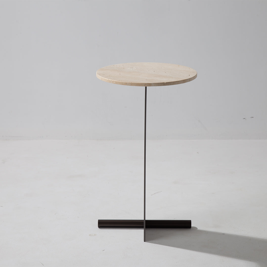 Travertine Coffee Table JA053-A -  Coffee Tables - ebarza Furniture UAE | Shop Modern Furniture in Abu Dhabi & Dubai - مفروشات ايبازرا في الامارات | تسوق اثاث عصري وديكورات مميزة في دبي وابوظبي