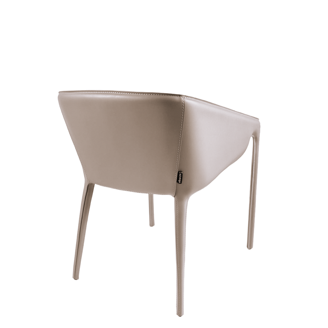 Mycroft beige lounge chair by Beacon, featuring a modern design with comfortable cushioning and sleek wooden legs.
