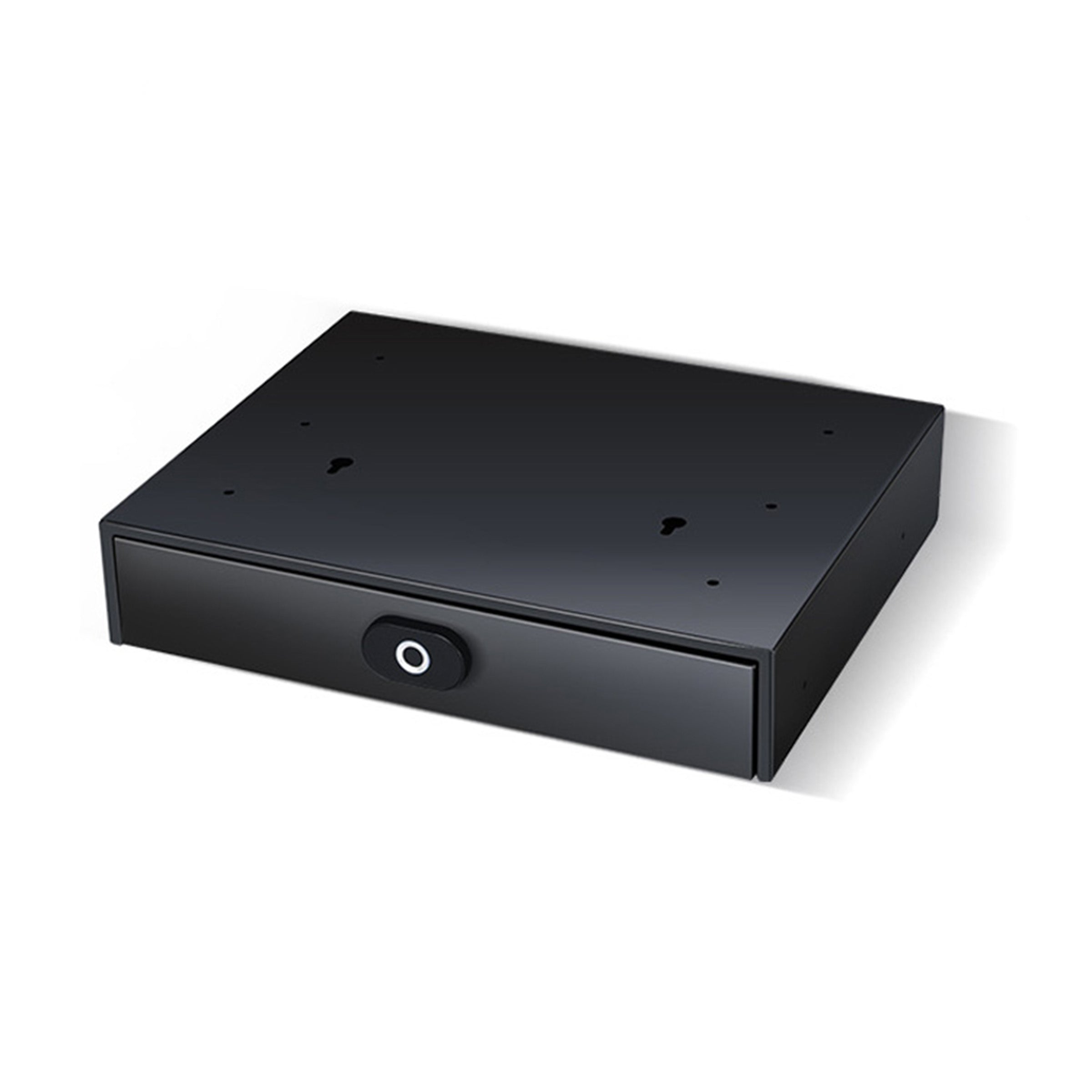 Black portable BEACON Smoker Small Safe Box with password lock, compact design, ideal for secure storage.