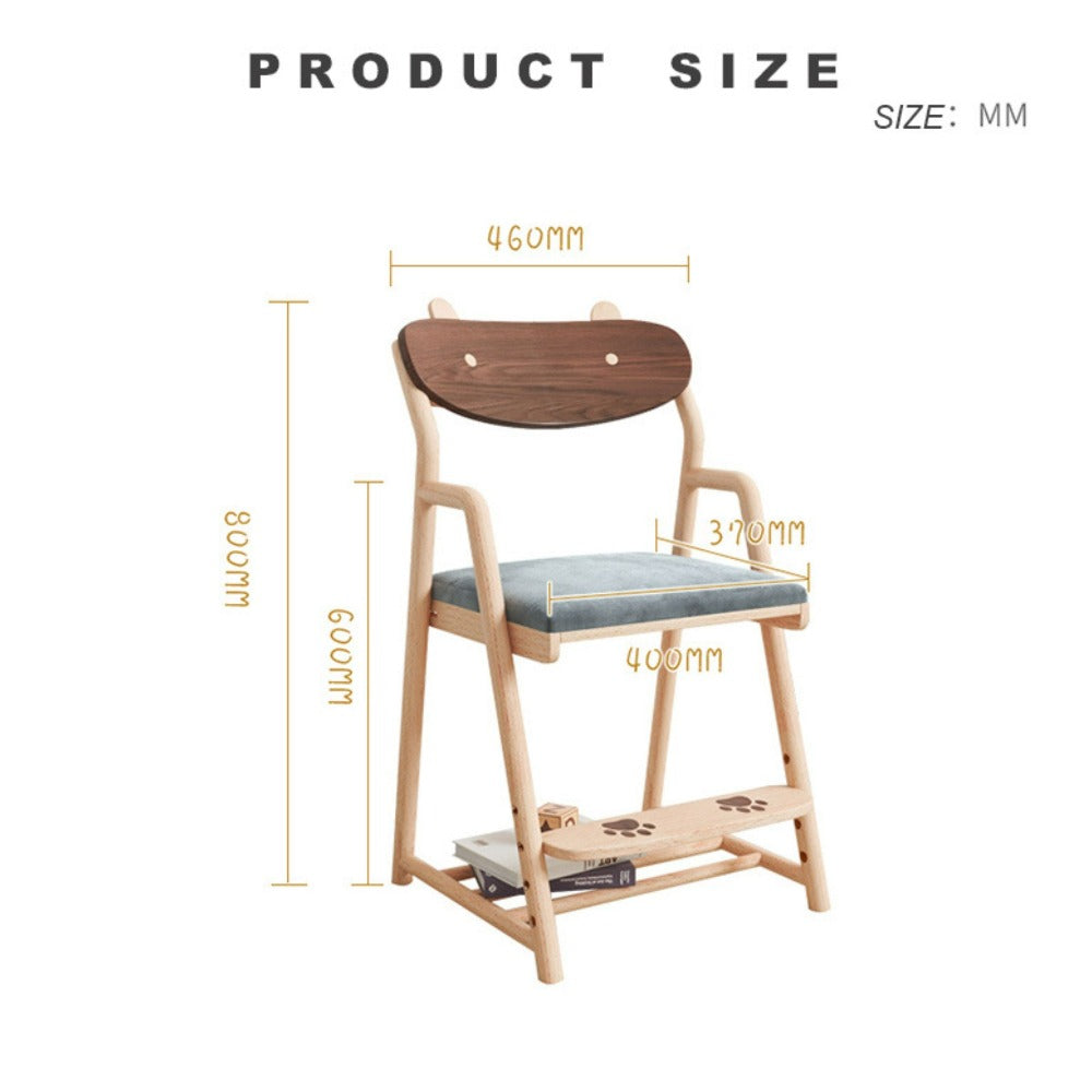 Kids chair with adjustable seat by BEACON, featuring a sturdy design and colorful finish, suitable for children’s playroom or study area.