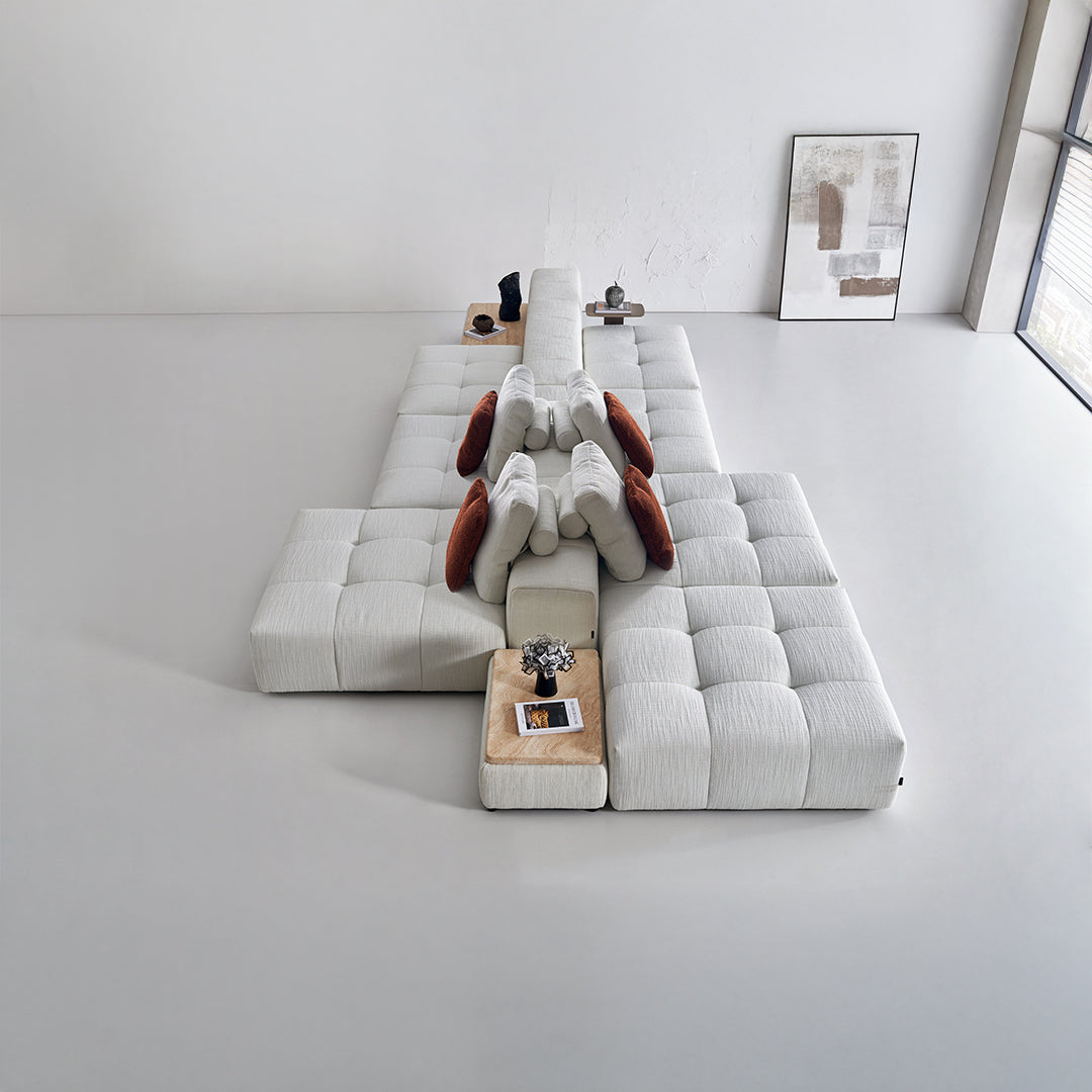 BEACON Puzzle Modular Small 2-Seater Sofa in modern design, featuring a compact, versatile sofa for living rooms.