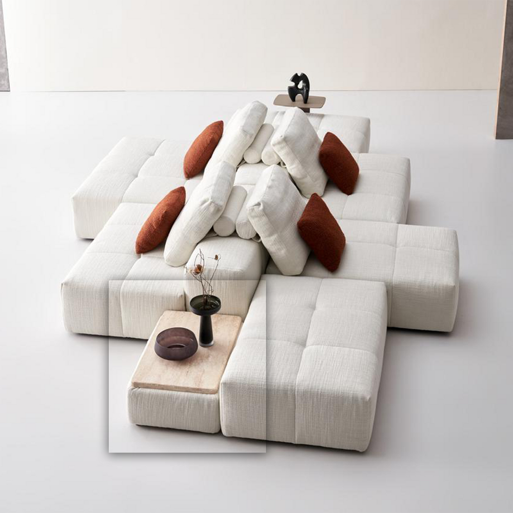Puzzle Modular Stone Small Side Table - SF080ST-F | ebarza