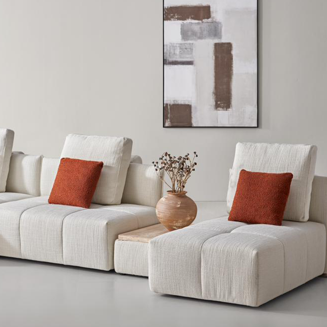 Puzzle Modular Stone Small Side Table - SF080ST-F -  Sofas - ebarza Furniture UAE | Shop Modern Furniture in Abu Dhabi & Dubai - مفروشات ايبازرا في الامارات | تسوق اثاث عصري وديكورات مميزة في دبي وابوظبي