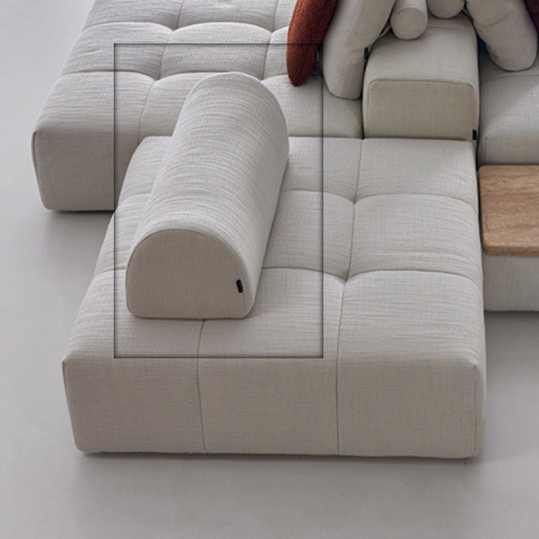 Puzzle Triangle Removable Waist Cushion - SF080 -  Sofas - ebarza Furniture UAE | Shop Modern Furniture in Abu Dhabi & Dubai - مفروشات ايبازرا في الامارات | تسوق اثاث عصري وديكورات مميزة في دبي وابوظبي