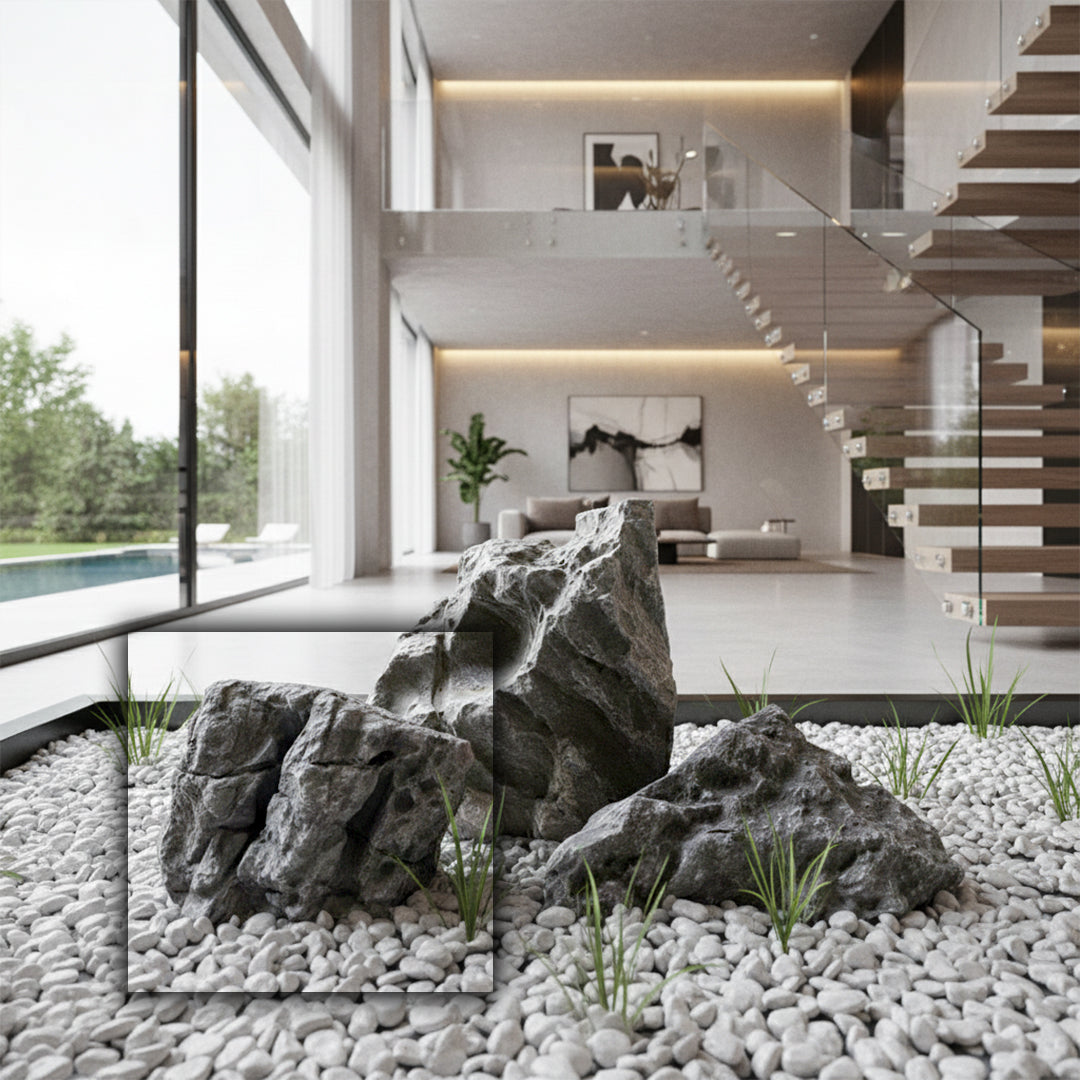 Quarry Fiberglass Stone 8827B -  Home Decor Figurines - ebarza Furniture UAE | Shop Modern Furniture in Abu Dhabi & Dubai - مفروشات ايبازرا في الامارات | تسوق اثاث عصري وديكورات مميزة في دبي وابوظبي