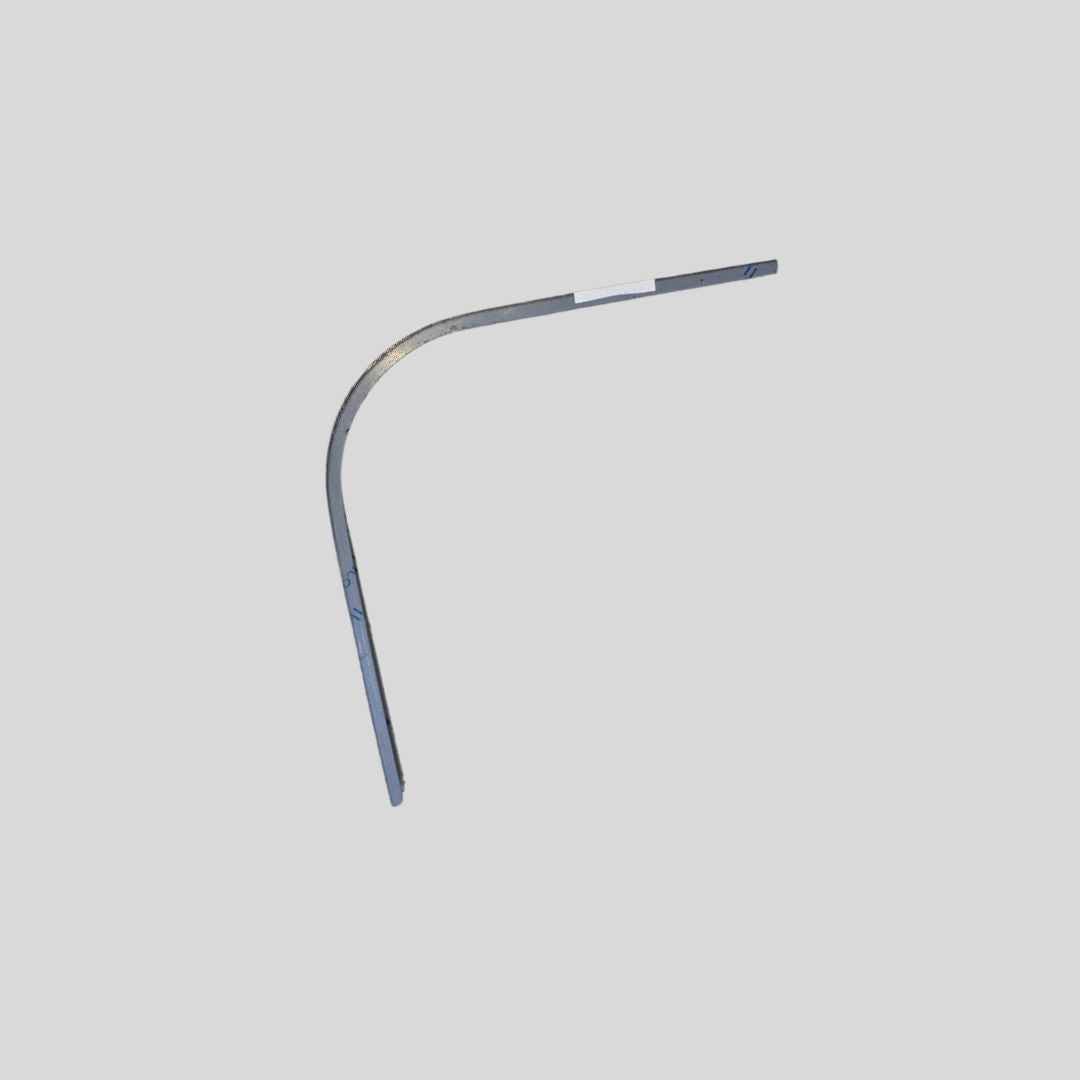 Black R100-304SS internal corner skirting accessory by BEACON for wall panels and profiles, shown in close-up view.