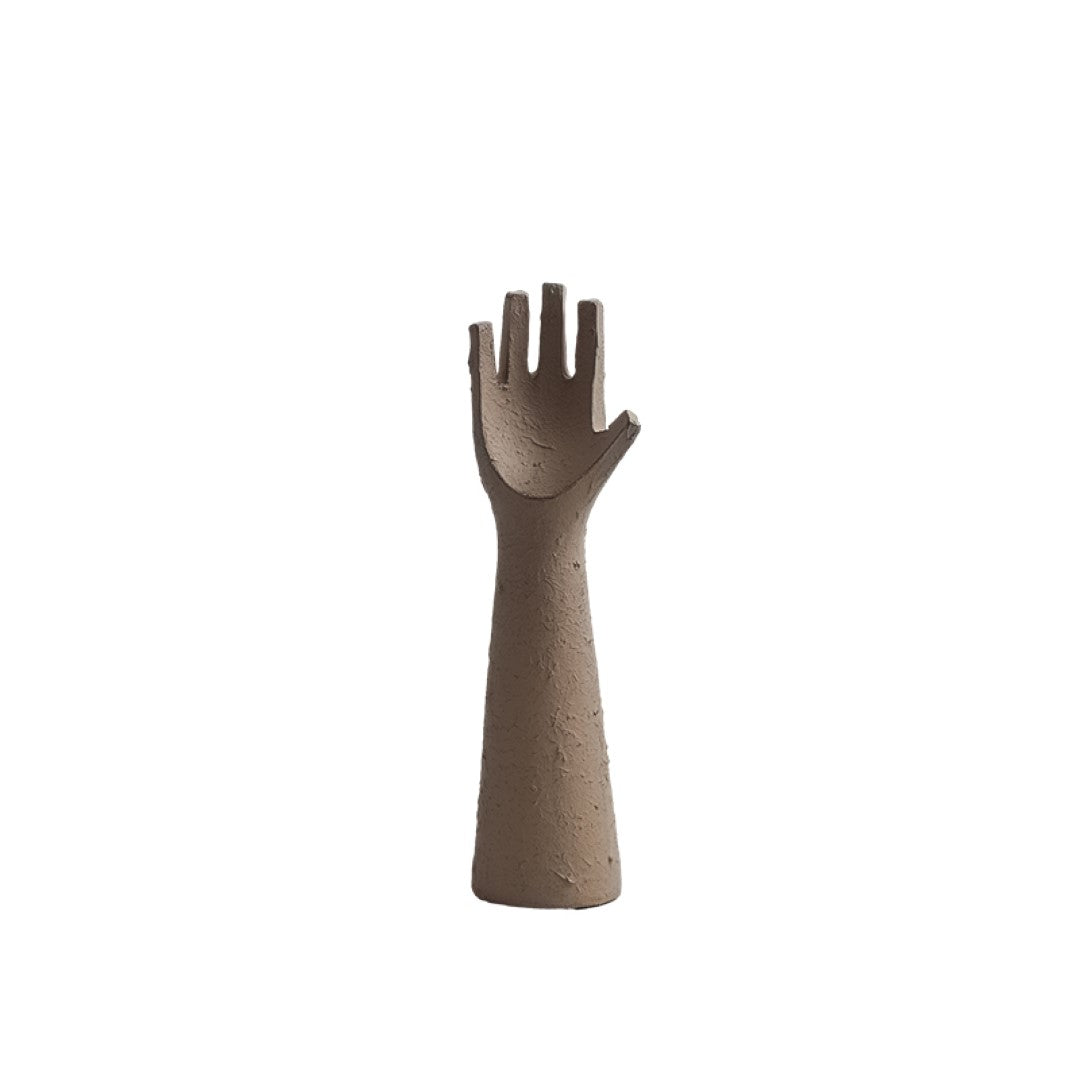 BEACON Raise Hand-B home decor figurine, stylized sculpture with raised hand design, decorative art piece for interior decor