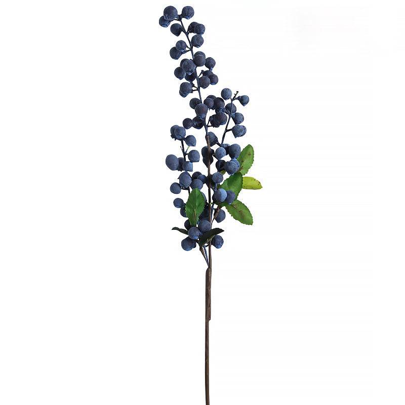 Real Touch  Oak Berries - Blue  Fl-Jh168 -  Plants | بلوط بلمسة حقيقية - أزرق - ebarza Furniture UAE | Shop Modern Furniture in Abu Dhabi & Dubai - مفروشات ايبازرا في الامارات | تسوق اثاث عصري وديكورات مميزة في دبي وابوظبي