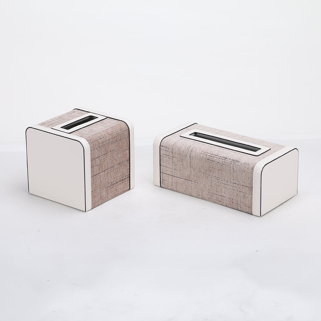 BEACON rectangular tissue box KF3008A with a sleek design, designed for tissue storage and easy dispensing.