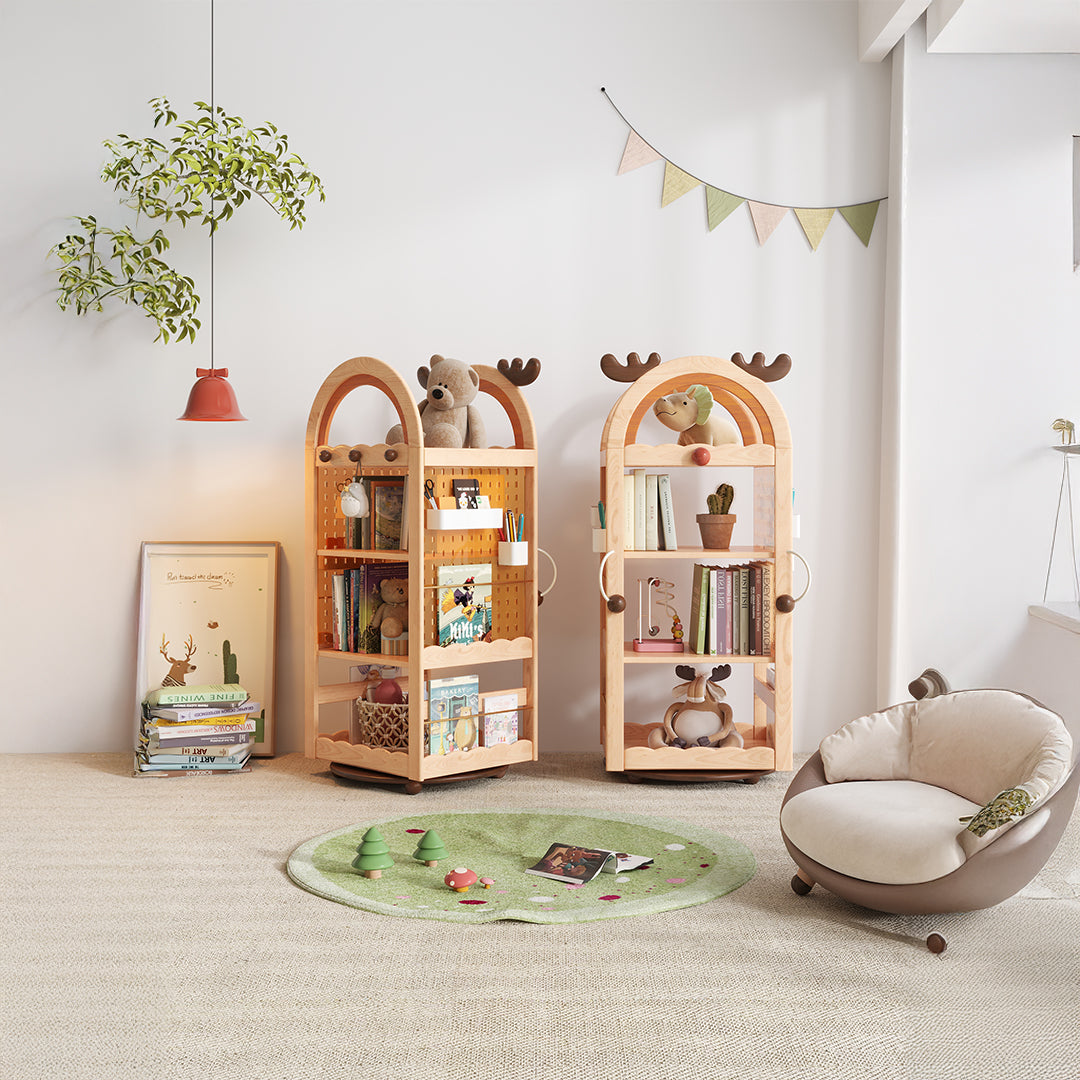 Pre-order 25 Days Delivery Reindeer Kid's book case E2304G -  Kids Shelves - ebarza Furniture UAE | Shop Modern Furniture in Abu Dhabi & Dubai - مفروشات ايبازرا في الامارات | تسوق اثاث عصري وديكورات مميزة في دبي وابوظبي