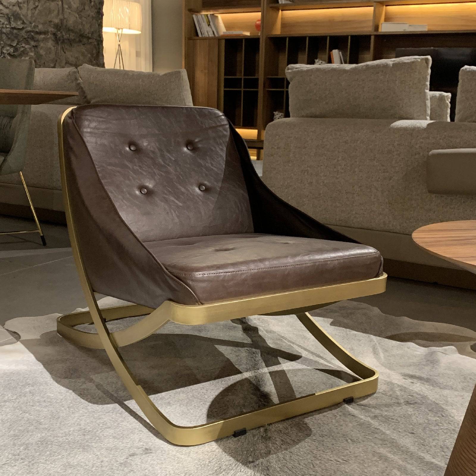Rest Lounge Chair Rstlc-058 -  Lounge Chairs | كرسي صالة ريست - ebarza Furniture UAE | Shop Modern Furniture in Abu Dhabi & Dubai - مفروشات ايبازرا في الامارات | تسوق اثاث عصري وديكورات مميزة في دبي وابوظبي