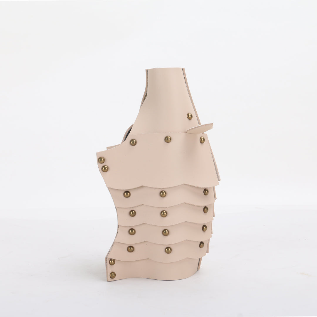 BEACON Rhino Vase/Sculpture KB3023 featuring a detailed rhinoceros design, crafted as a decorative ceramic vase.