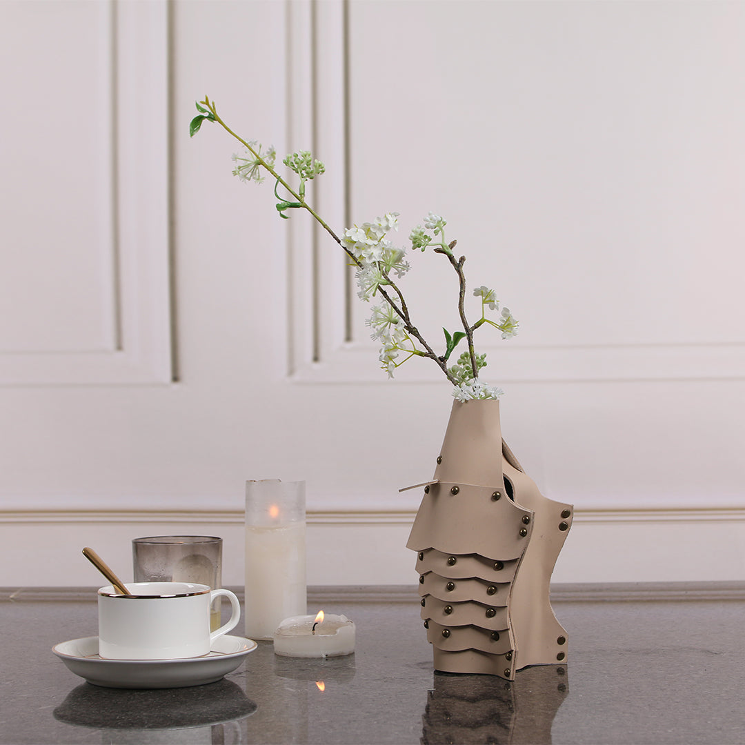 BEACON Rhino Vase or sculpture KB3023, decorative ceramic vase with detailed rhino design, ideal for modern home decor.