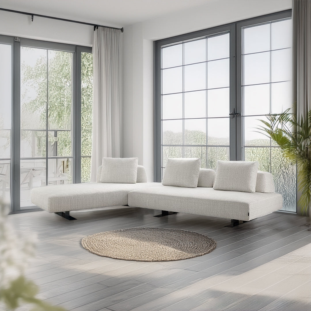 BEACON Rome Sofa BS156-1 in a living room setting, showcasing its modern design and comfortable seating.