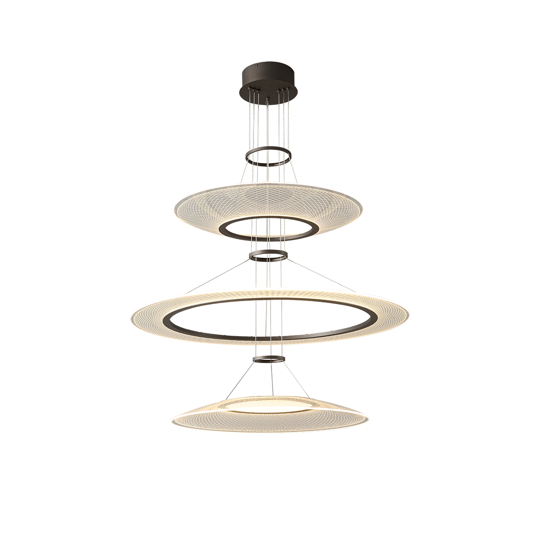 Rondo Pendant Lamp by BEACON, modern pendant lighting fixture with sleek metallic finish and stylish design.