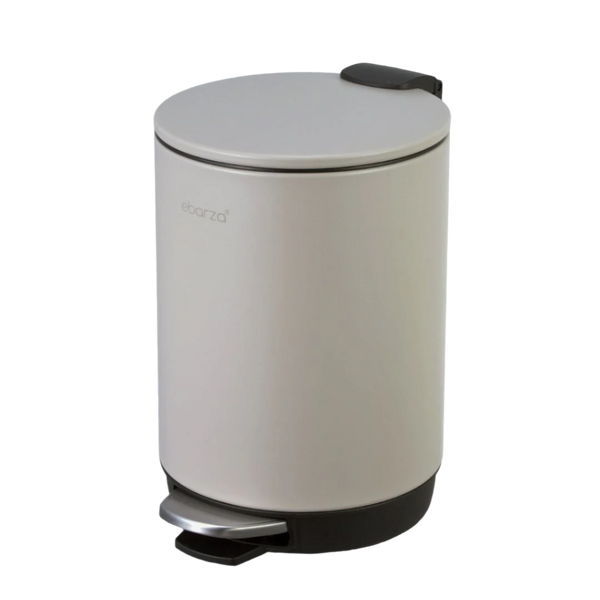 High Base Can Buy Round High Basement Step Trash Can - 10171P-PP-3L - Gray | ebarza