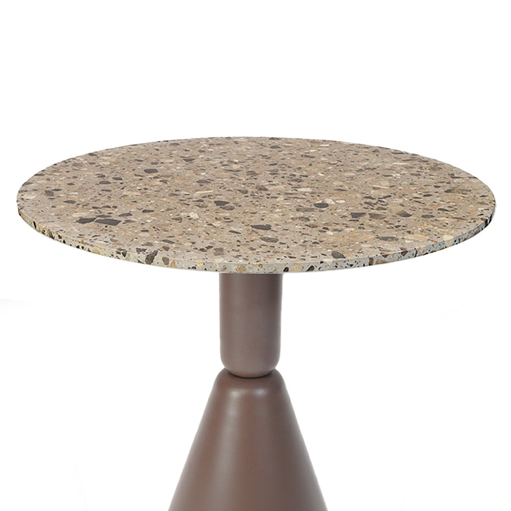 Round Terrazzo Table Top 70 cm 302-N0272 -  Table Tops - ebarza Furniture UAE | Shop Modern Furniture in Abu Dhabi & Dubai - مفروشات ايبازرا في الامارات | تسوق اثاث عصري وديكورات مميزة في دبي وابوظبي