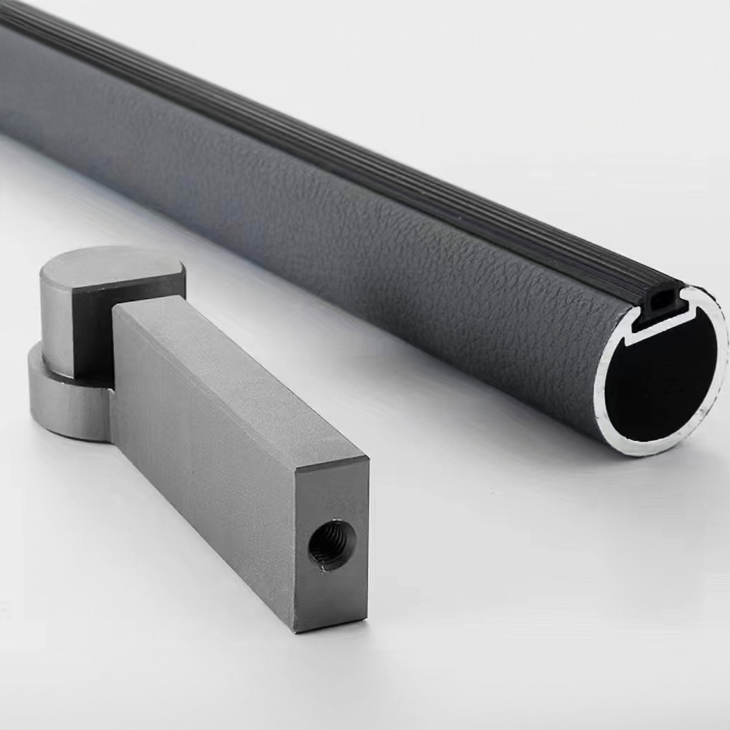 Round Tube CH2-AL019-Light Grey-D:29mm-3m/pcs -  Hangers - ebarza Furniture UAE | Shop Modern Furniture in Abu Dhabi & Dubai - مفروشات ايبازرا في الامارات | تسوق اثاث عصري وديكورات مميزة في دبي وابوظبي