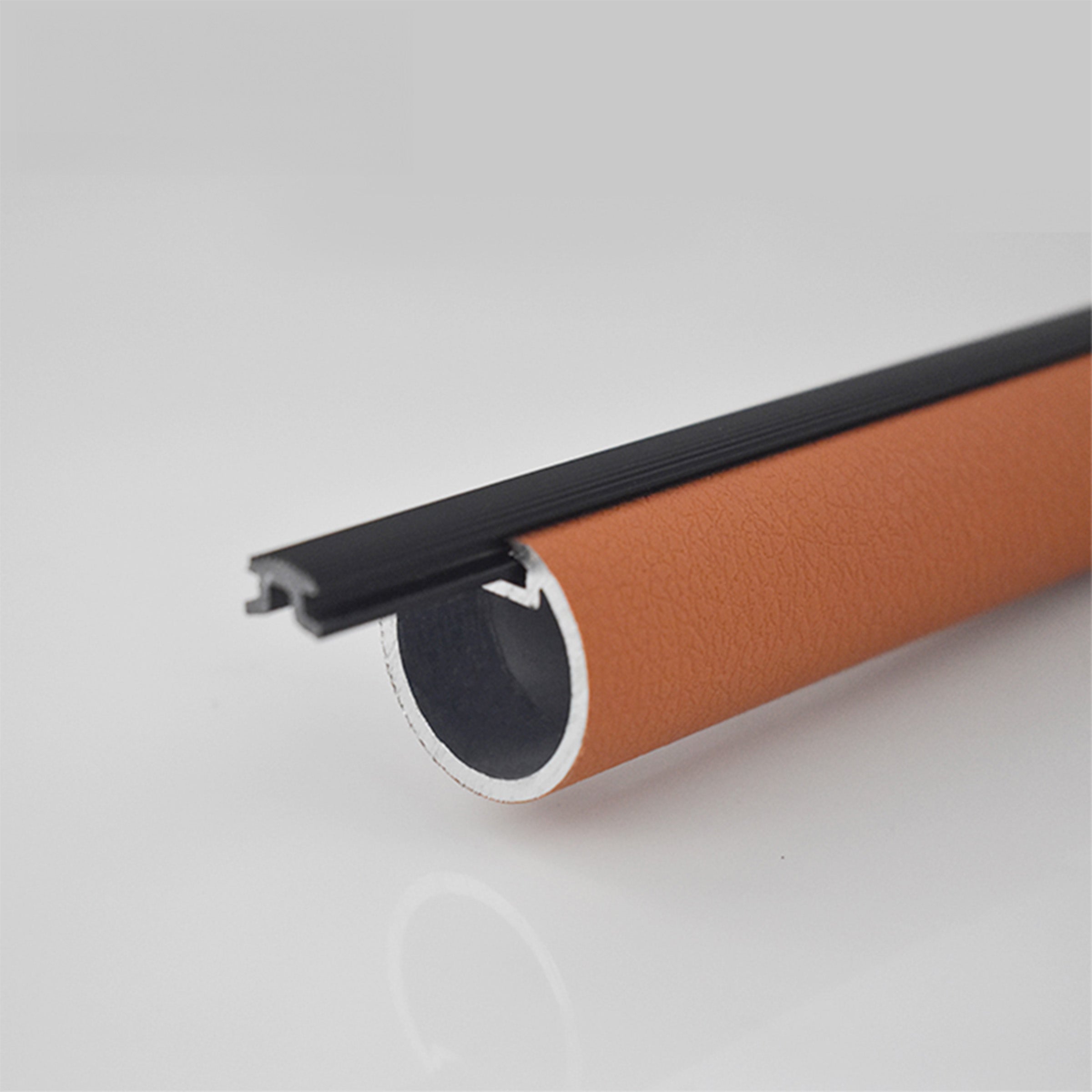 Light grey BEACON round tube cabinet cloth hangers, 29mm diameter, 3-meter length, suitable for organizing garments inside cabinets.