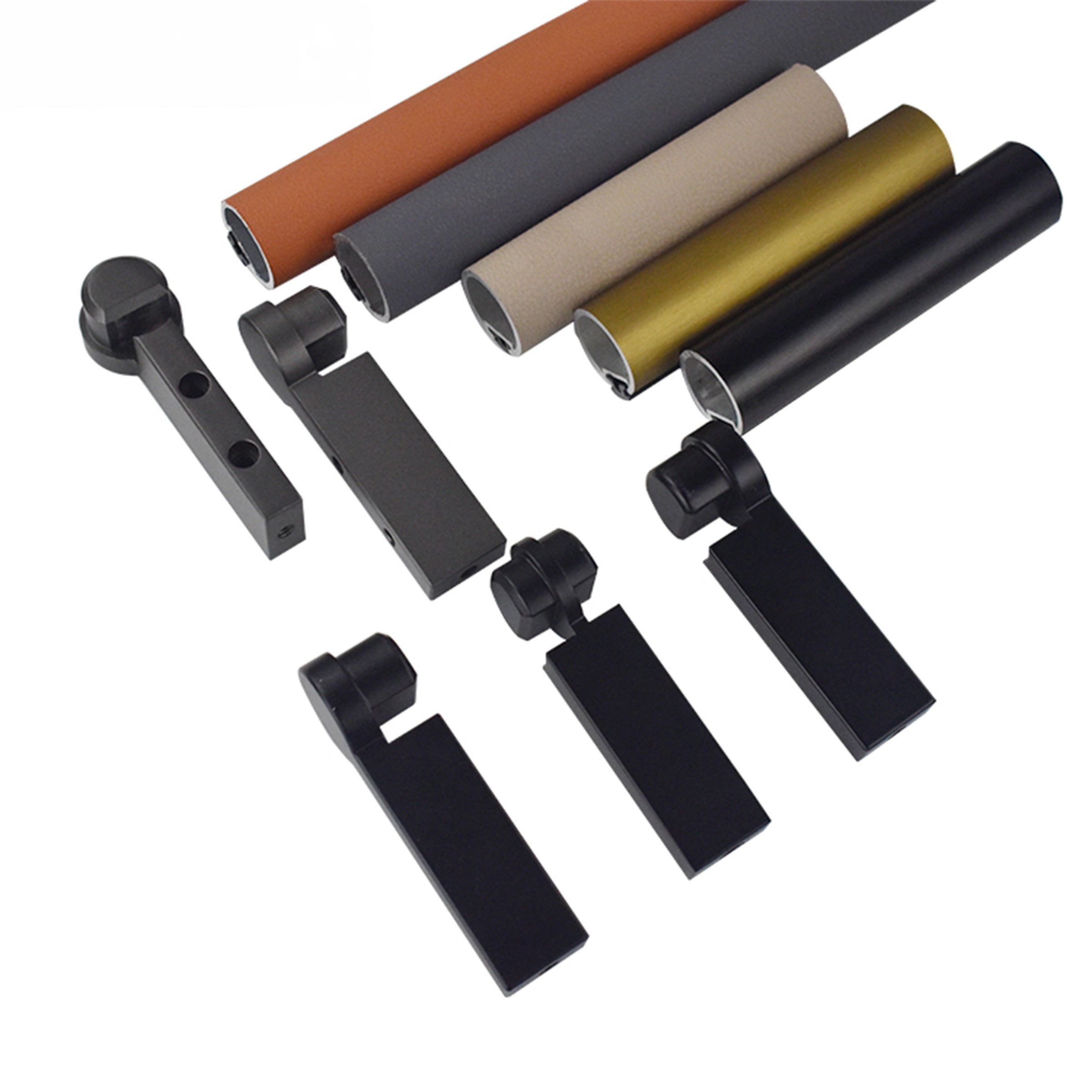 Orange round tube cabinet cloth hanger by BEACON, 29mm diameter, 3-meter length, ideal for organizing fabrics and clothing.