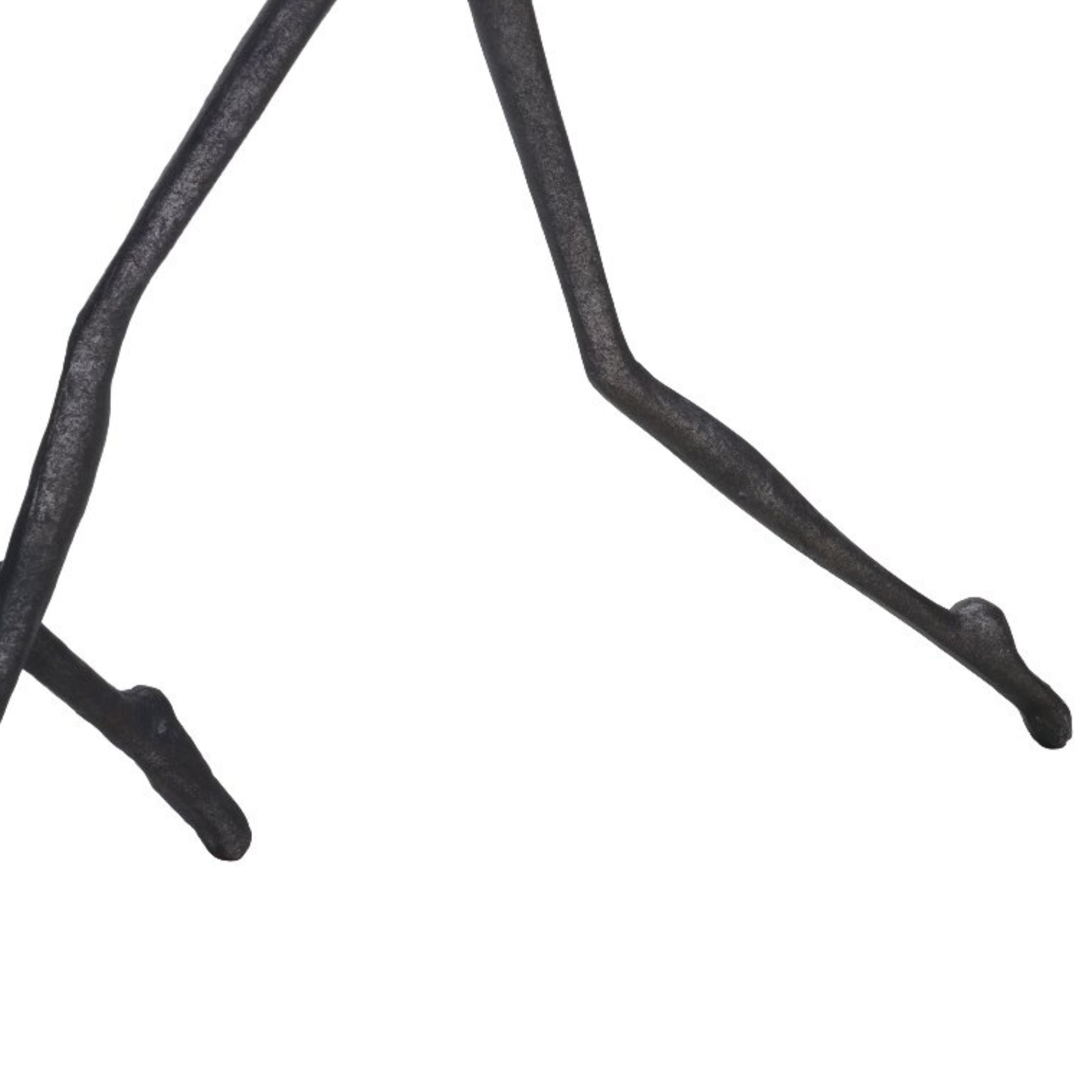 Black alloy runner figurine for home decor by Beacon, with sleek modern design and detailed features in a stylish display.