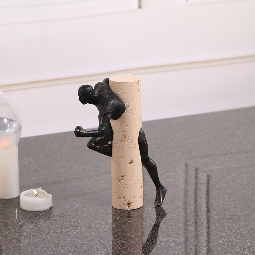 BEACON Running Man KA3123A home decor figurine, dynamic running pose, detailed design, ideal for modern interior decoration.