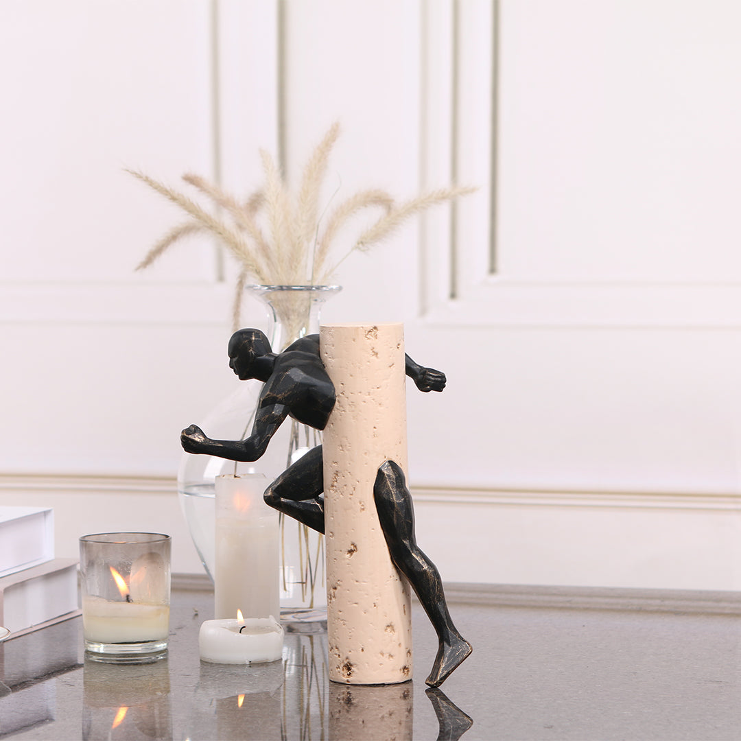 BEACON Running Man KA3123A home decor figurine, detailed sculpture of a running man for stylish interior decoration