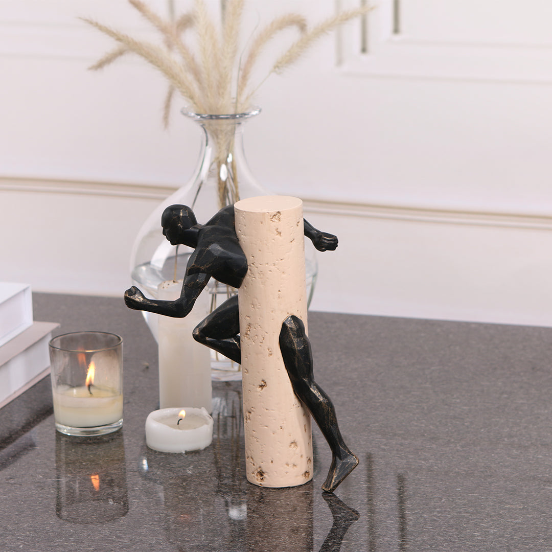 BEACON Running Man KA3123A home decor figurine, detailed sculpture of a running man for modern interior decoration.