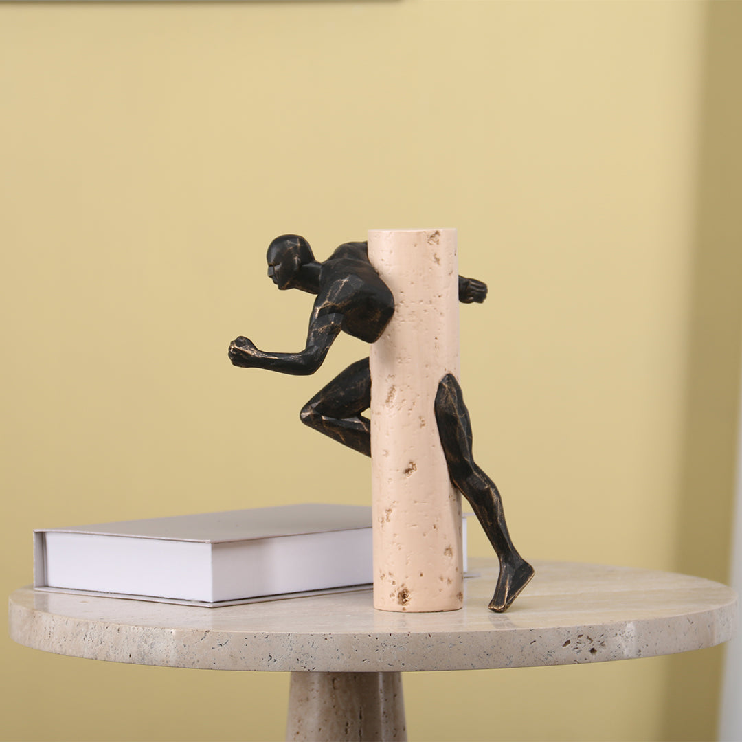 BEACON Running Man KA3123A home decor figurine, detailed sculpture of a running figure for modern interior decoration.