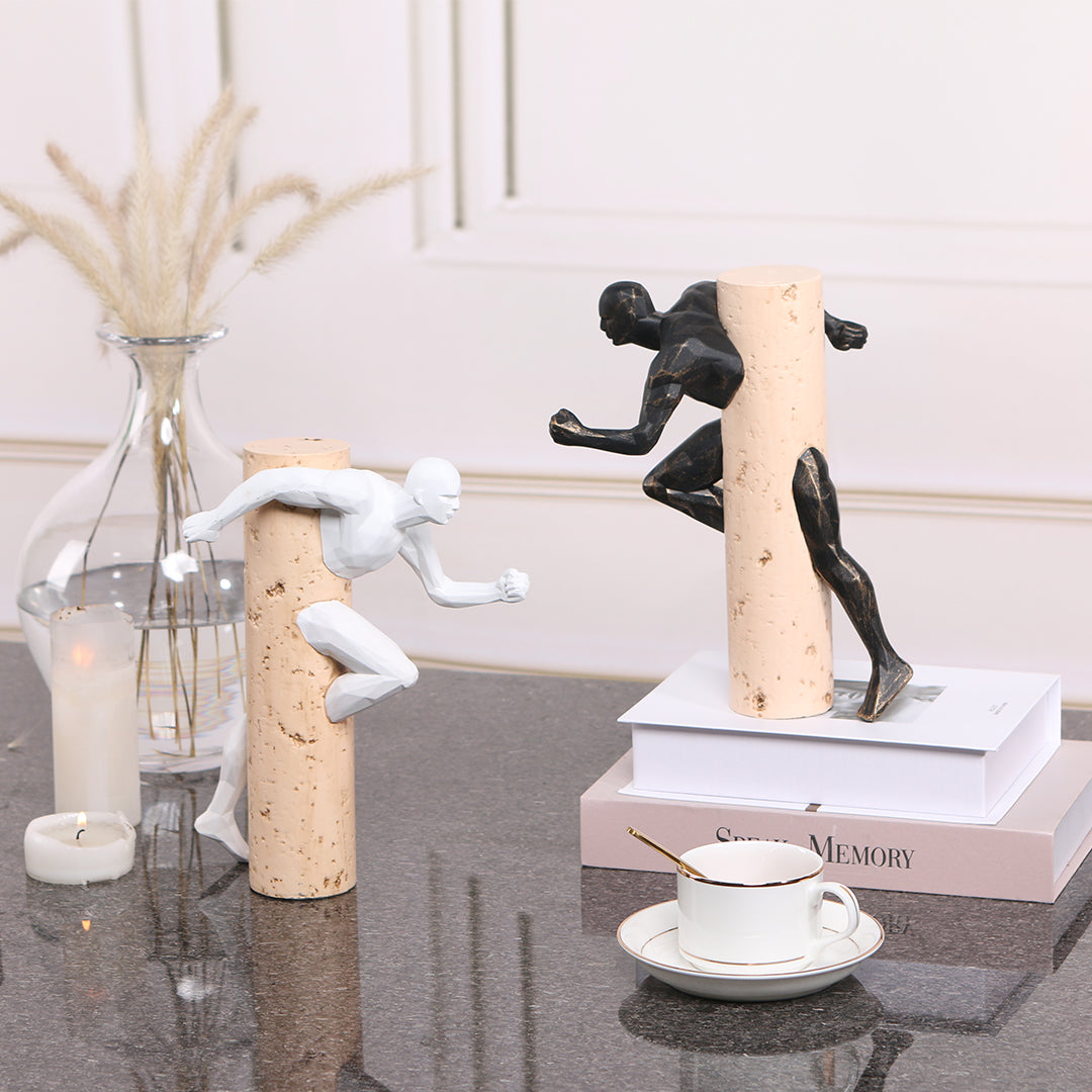 BEACON Running Man KA3123A home decor figurine, a stylish figurine with dynamic running pose, ideal for modern interior decoration.