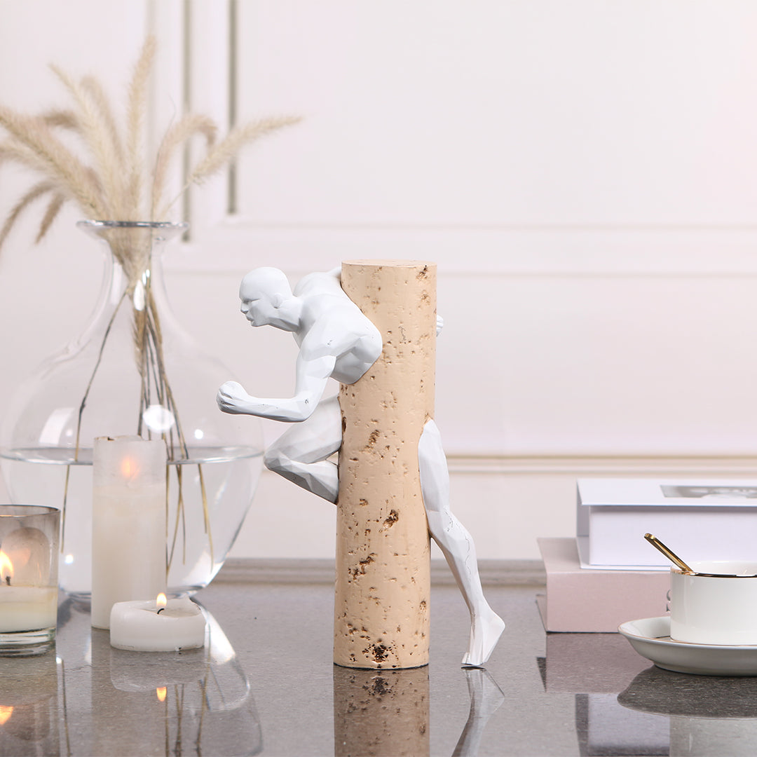 BEACON Running Man KA3123B home decor figurine, modern sculpture with dynamic running pose for stylish interior decor