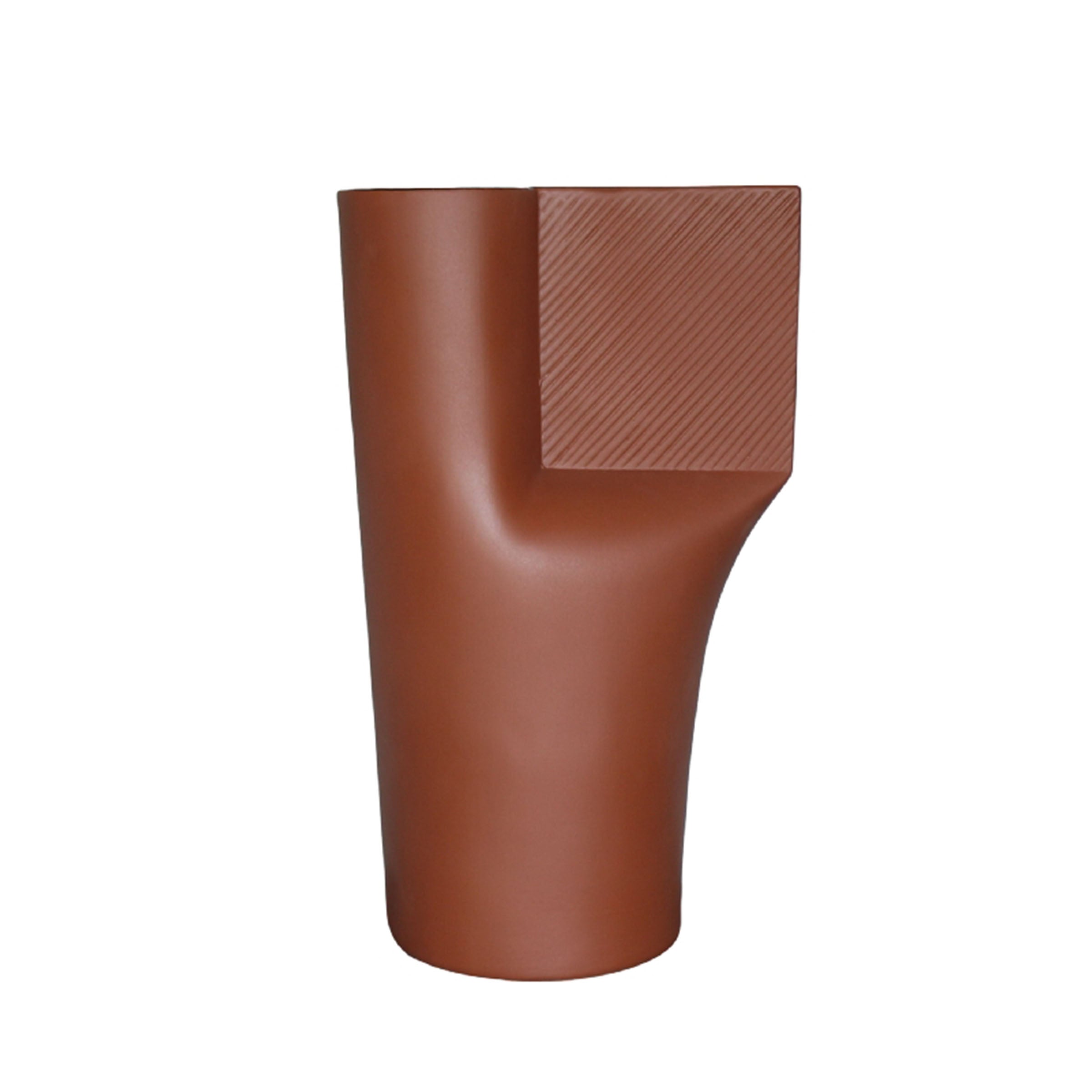 Rustic Retreat textured clay vase by BEACON, featuring a natural earthy design and handcrafted appearance.