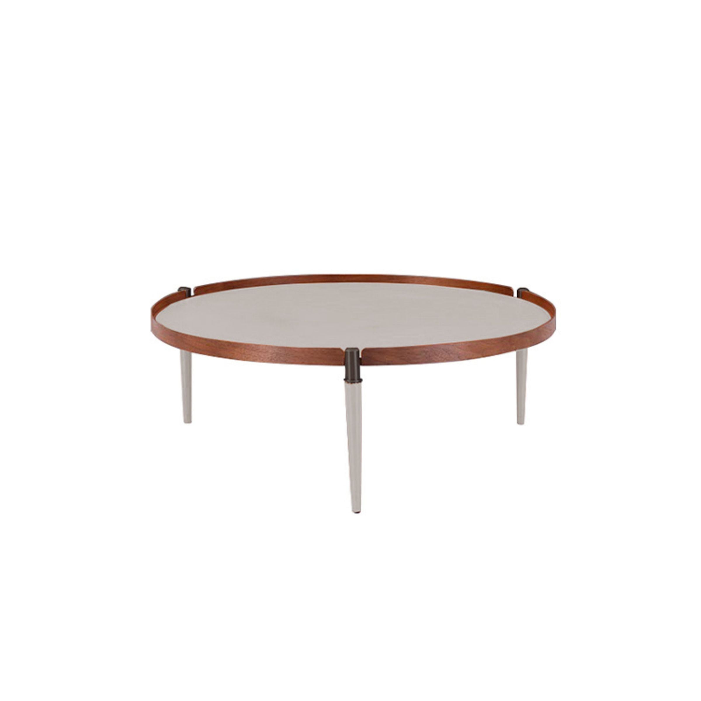 Saddle Leather Coffee Table  MLL-D17 -  Coffee tables - ebarza Furniture UAE | Shop Modern Furniture in Abu Dhabi & Dubai - مفروشات ايبازرا في الامارات | تسوق اثاث عصري وديكورات مميزة في دبي وابوظبي