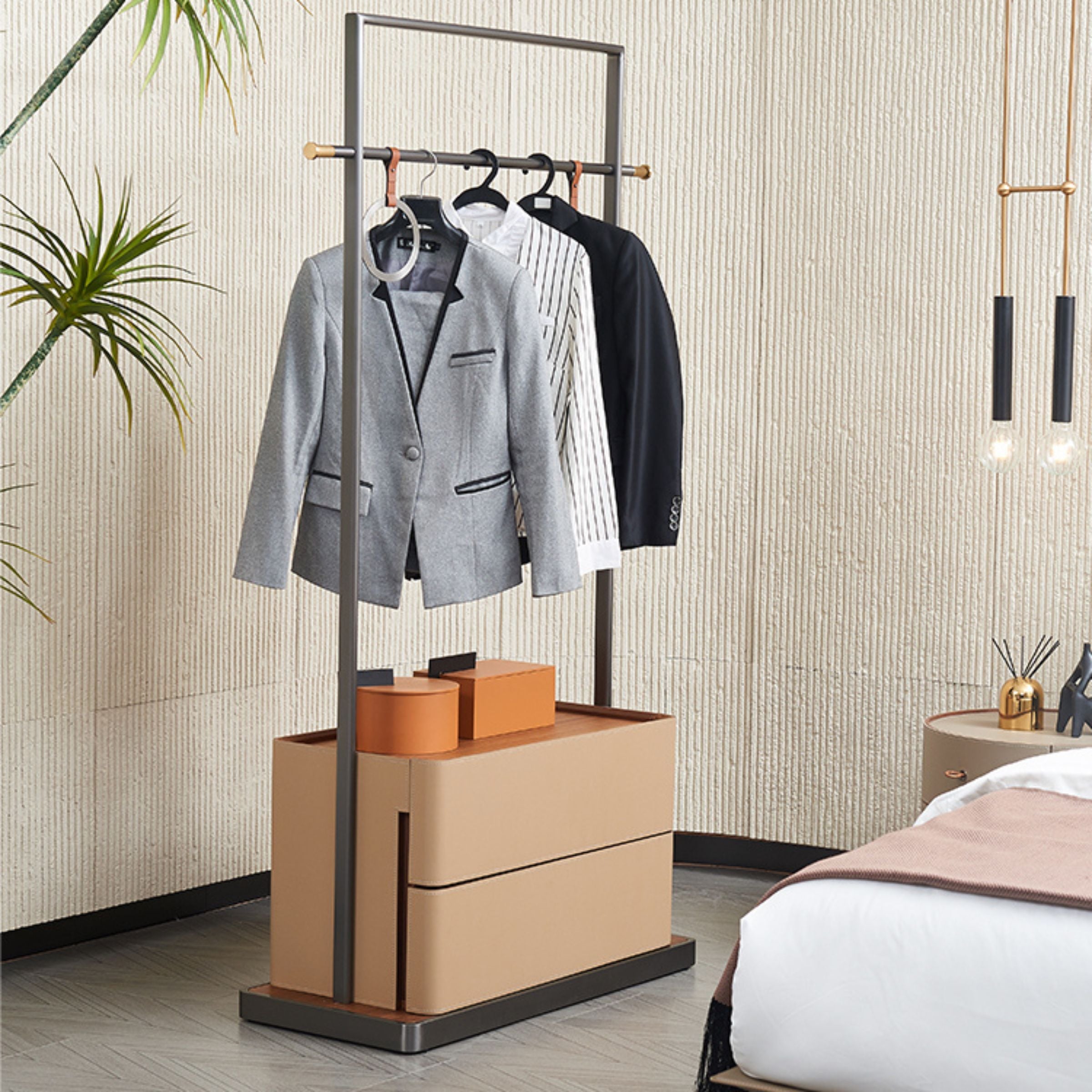 Saddle Leather Hanger  MLL-Y01 -  Hangers - ebarza Furniture UAE | Shop Modern Furniture in Abu Dhabi & Dubai - مفروشات ايبازرا في الامارات | تسوق اثاث عصري وديكورات مميزة في دبي وابوظبي