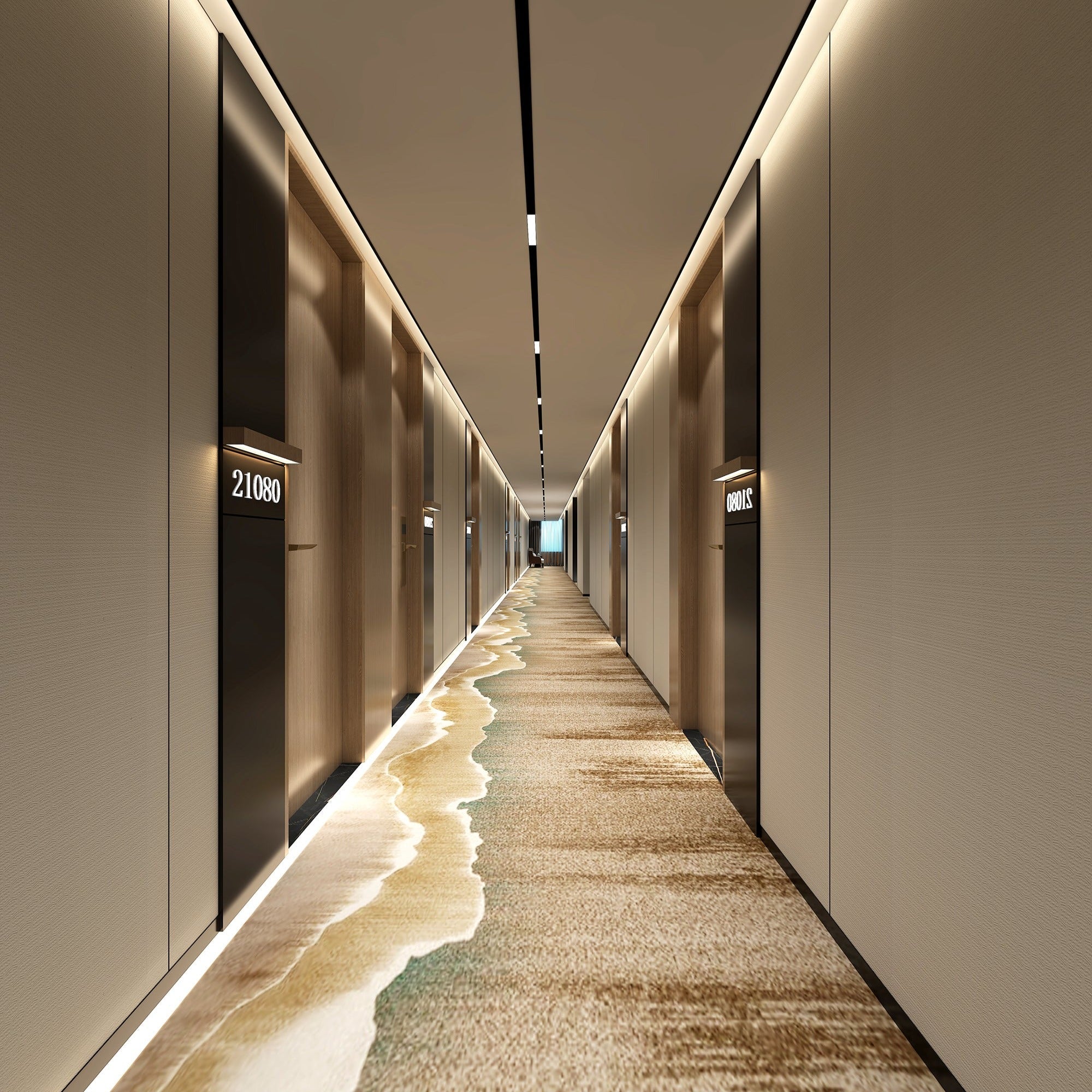 Sample of WPC WALL PANEL BB STICHING COLOUR:H081 Cappuccino Y-Sample -  Wall panels samples - ebarza Furniture UAE | Shop Modern Furniture in Abu Dhabi & Dubai - مفروشات ايبازرا في الامارات | تسوق اثاث عصري وديكورات مميزة في دبي وابوظبي